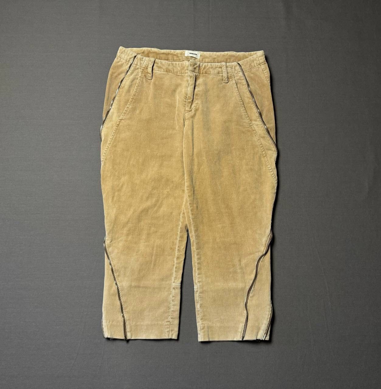 Jun Takahashi × Undercover Undercover 11AW Mirror Zipper Corduroy Pants Size US 34 / EU 50 - 2 Thumbnail