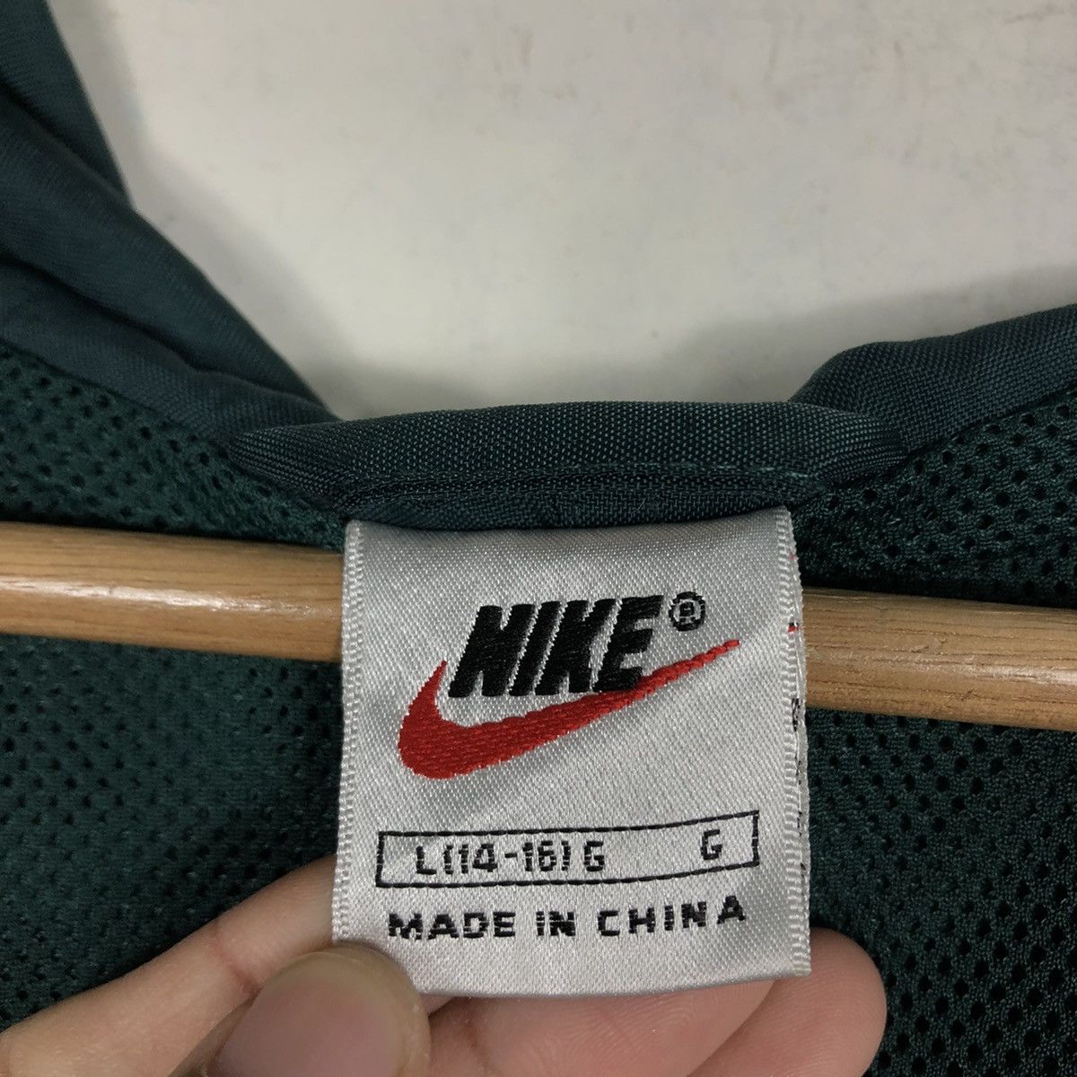 Nike 📌Vintage Anorak Jacket Nike Big Swoosh For Kids Size US L / EU 52-54 / 3 - 20 Thumbnail