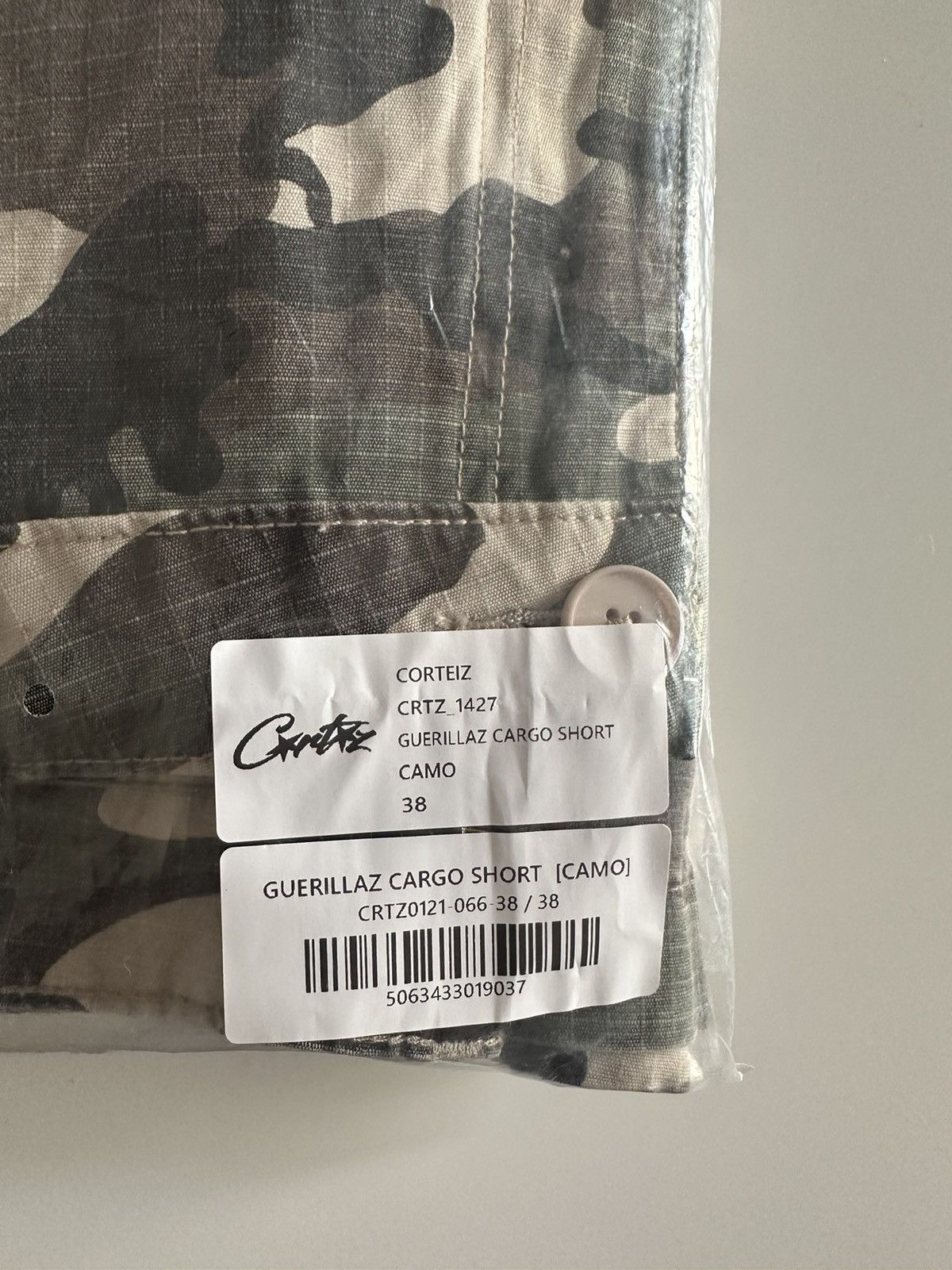 Corteiz Guerillaz cargo short [Camo] | Grailed
