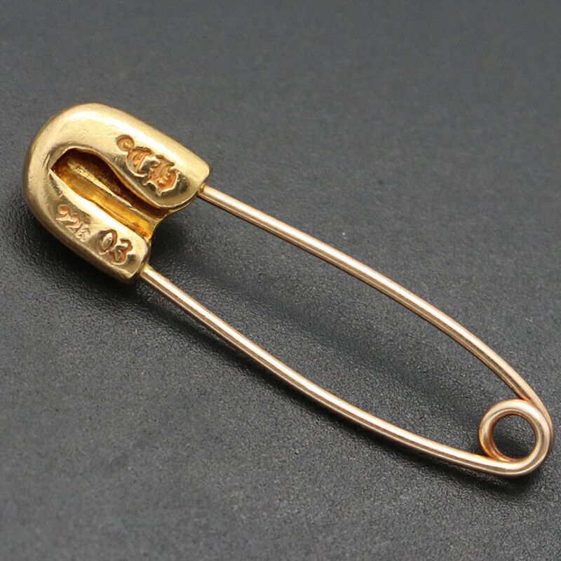 Chrome Hearts Chrome Hearts 22k Safety Pin Size ONE SIZE - 2 Thumbnail