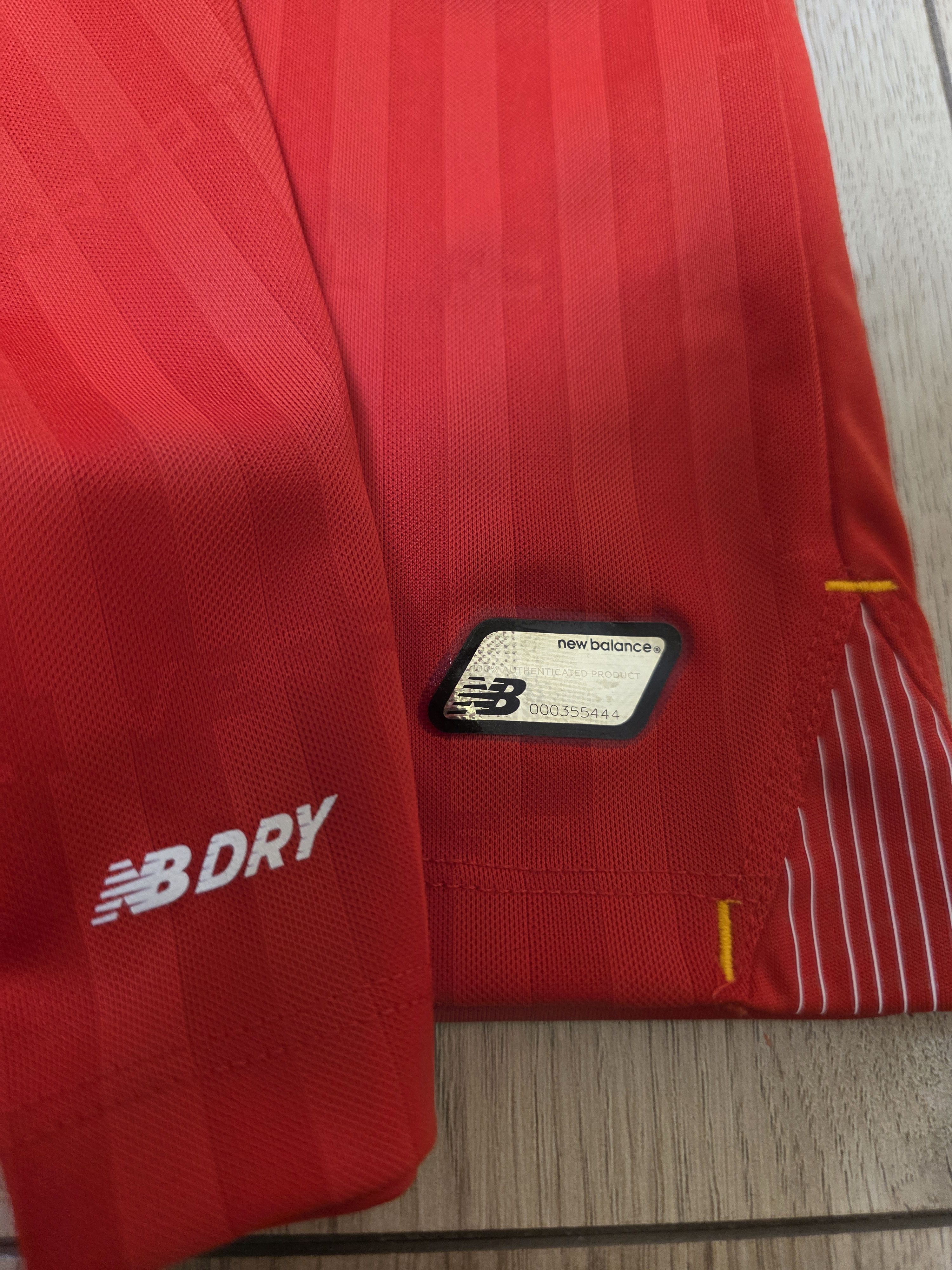 New Balance LIVERPOOL 2015 2016 HOME HENDERSON FOOTBALL SOCCER JERSEY Size US XL / EU 56 / 4 - 7 Thumbnail