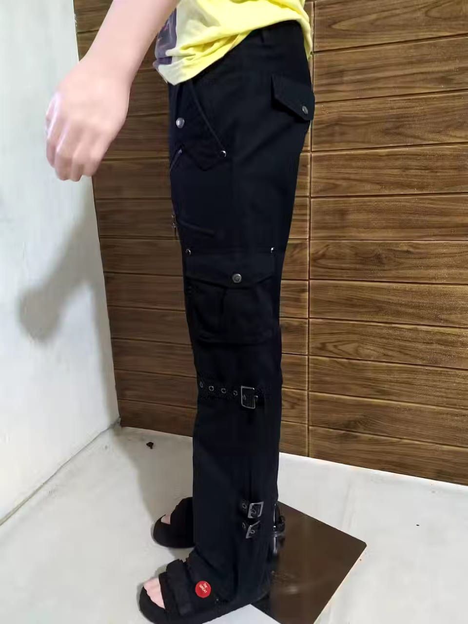 semanticdesign Semantic Design Bondage Cargo Multipocket Flared Pants Size US 29 - 4 Thumbnail