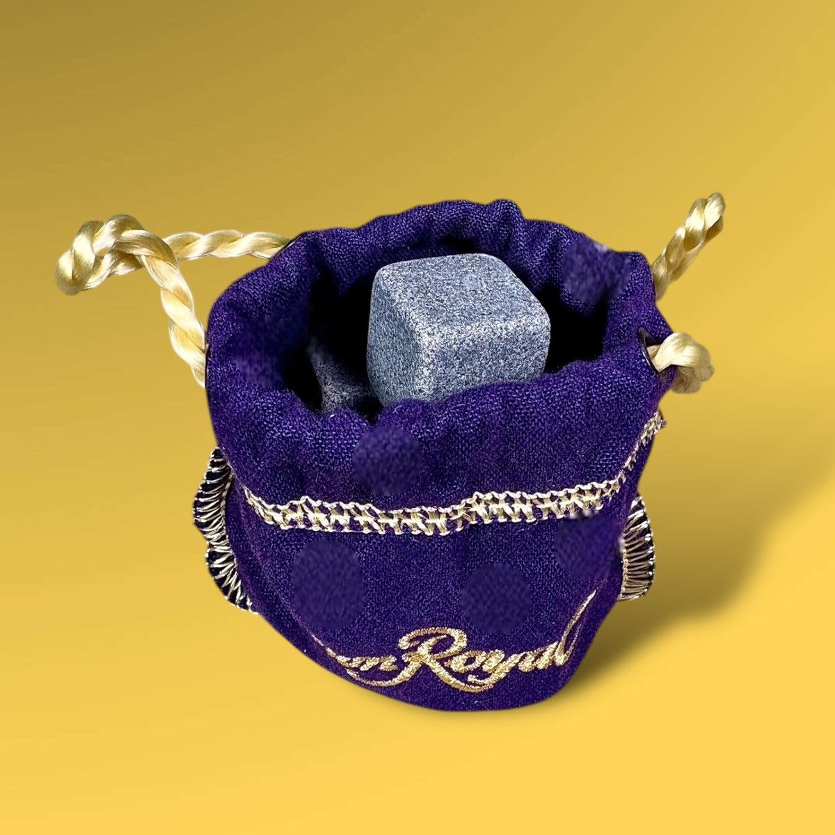 Other Crown Royal Whiskey Freezing Stones QTY 8 Purple Storing Bag Size ONE SIZE - 4 Thumbnail
