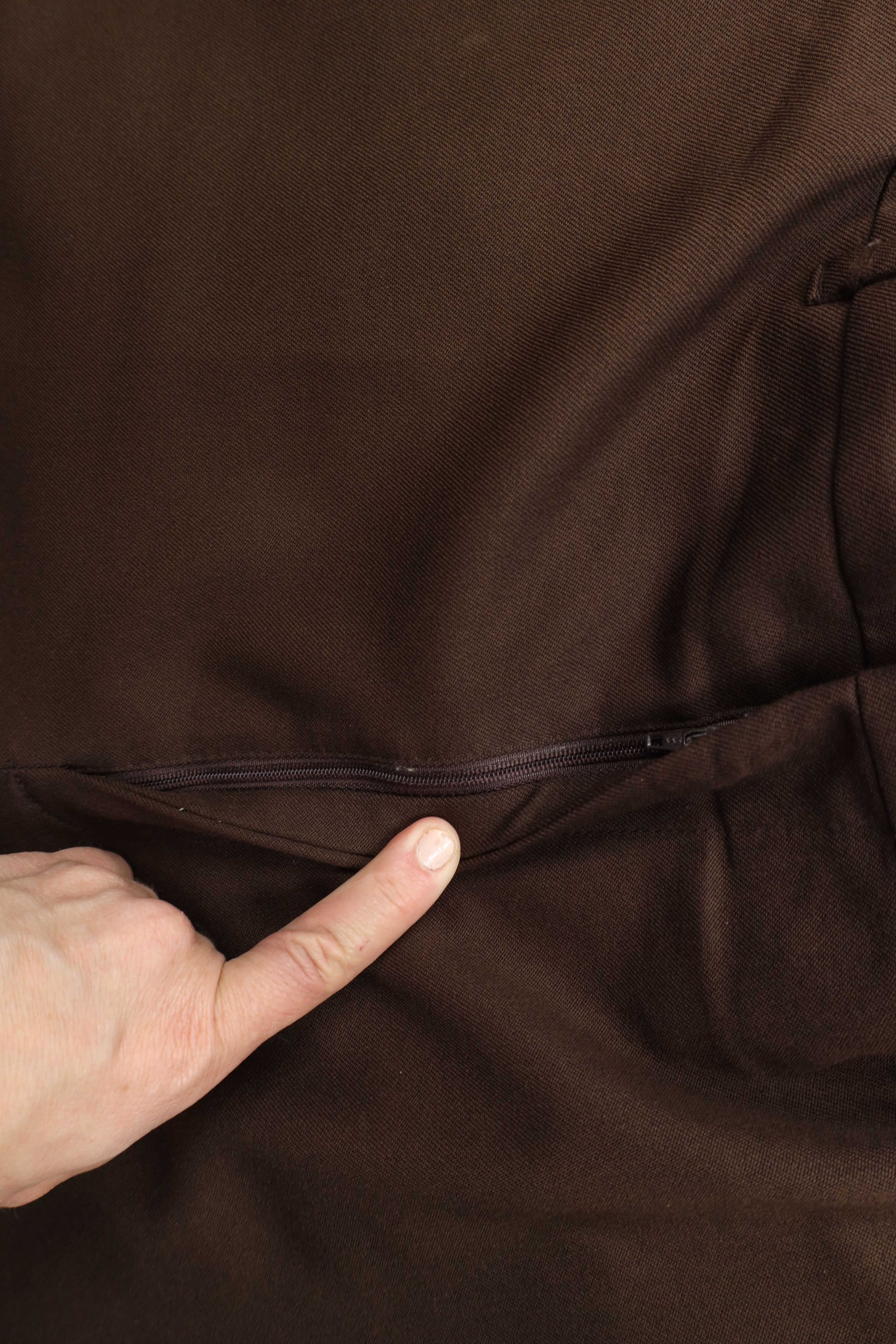 Vintage Vintage 70s Streetwear Bell Bottoms Chino Pants Brown USA Size US 36 / EU 52 - 6 Thumbnail