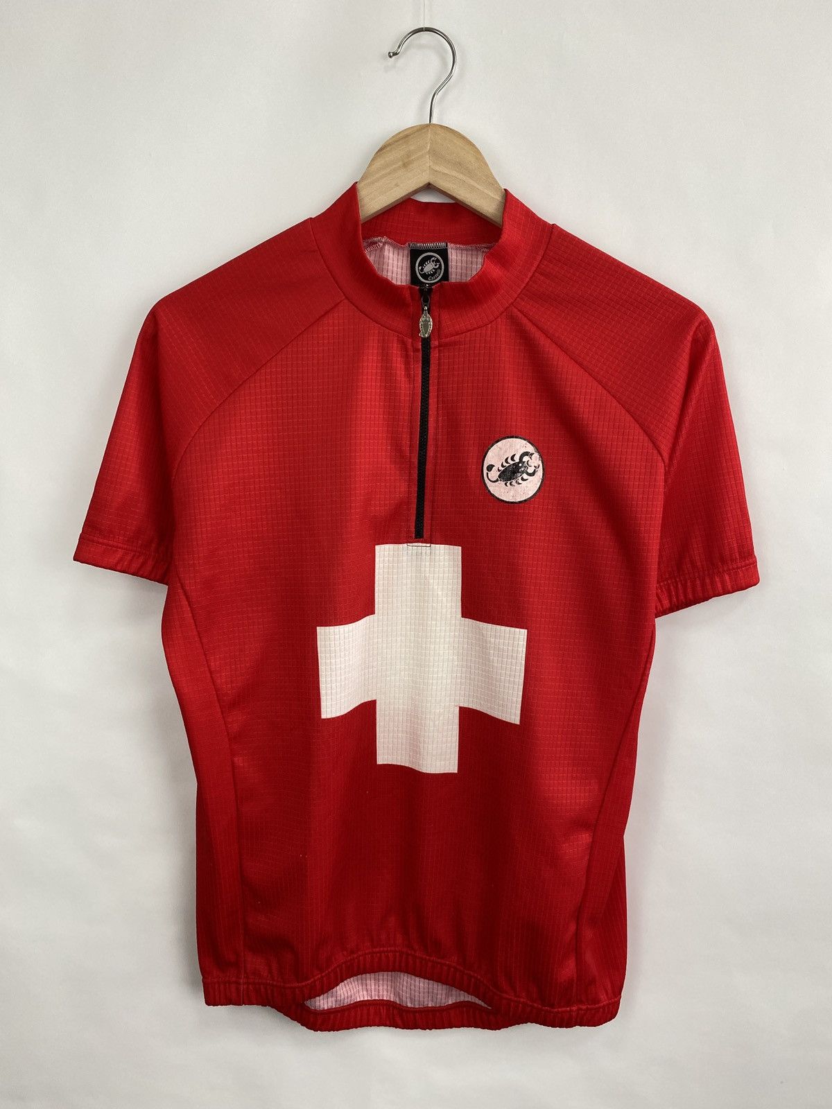 Motorola 🇨🇭 Vintage 90s Castelli Switzerland Cycling Jersey Y2K Rare Size US M / EU 48-50 / 2 - 3 Thumbnail