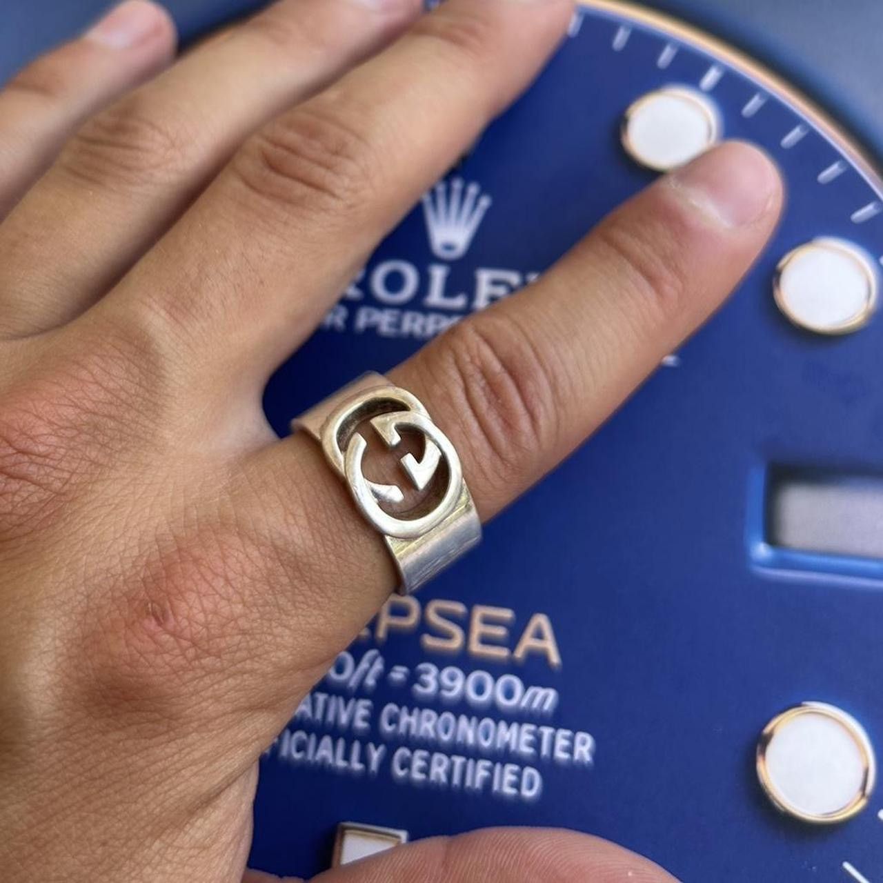 Gucci Double g gucci ring size 9 Size ONE SIZE - 3 Thumbnail