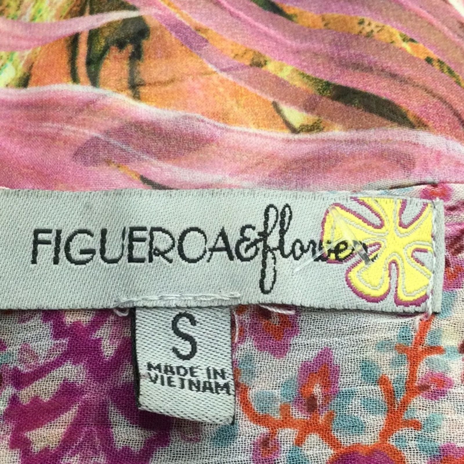 Other Figueroa & Flower Foliage/Floral Print Sheer Top Small Size S / US 4 / IT 40 - 10 Thumbnail