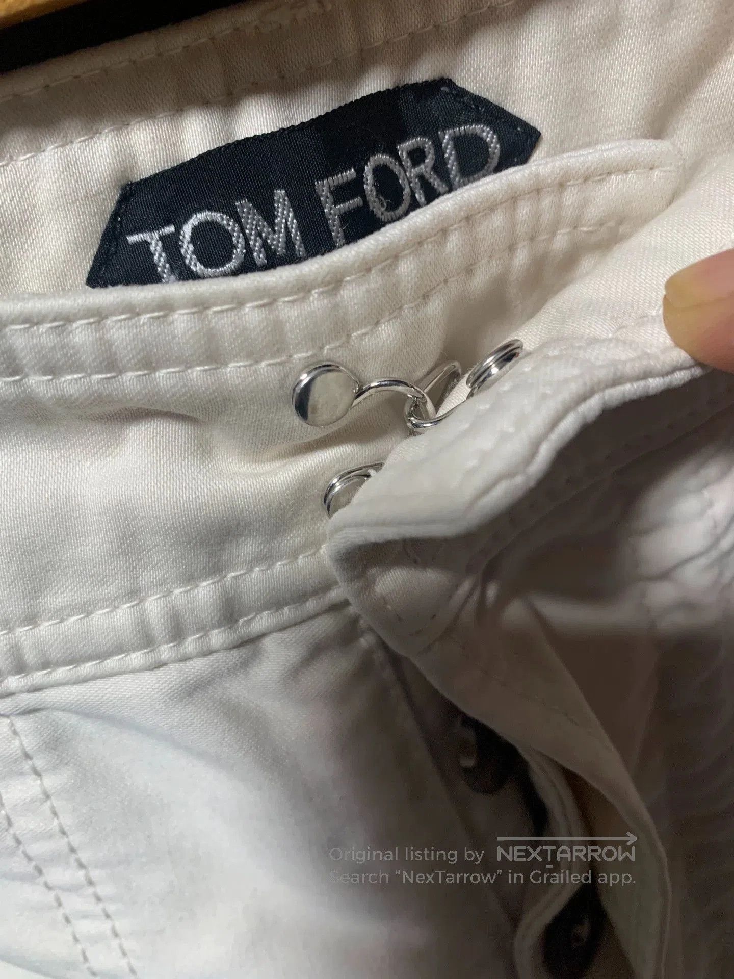 Tom Ford White Casual Pants with Pockets. Size US 30 / EU 46 - 3 Thumbnail