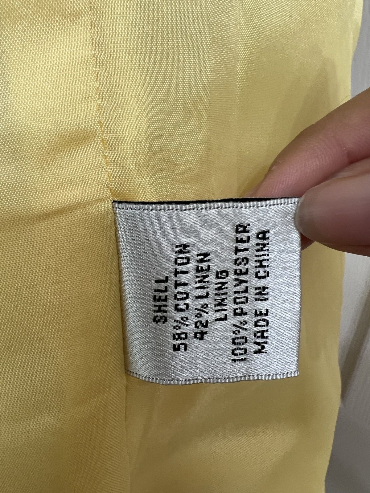 Talbots Talbots Soft Yellow Two-Button Tailored Blazer Size S / US 4 / IT 40 - 7 Thumbnail