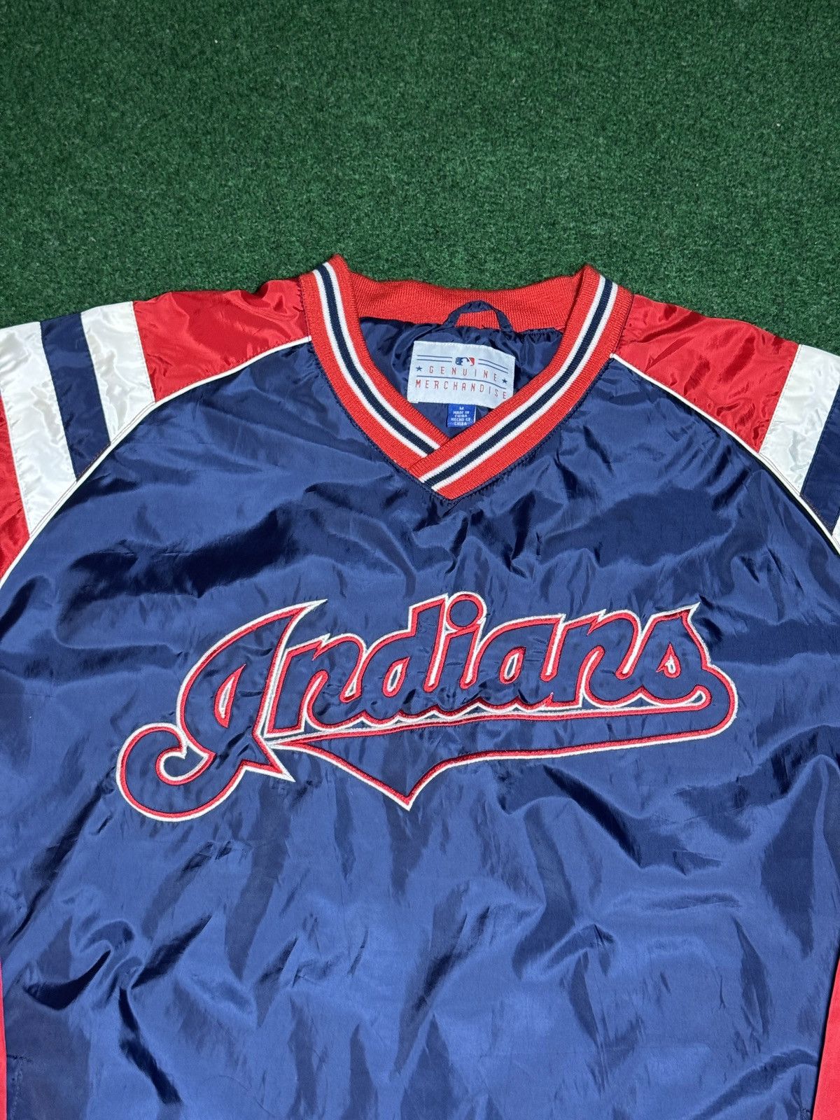 MLB × Starter × Vintage Vintage Cleveland Indians Lightweight Windbreaker Jacket Size US M / EU 48-50 / 2 - 2 Thumbnail