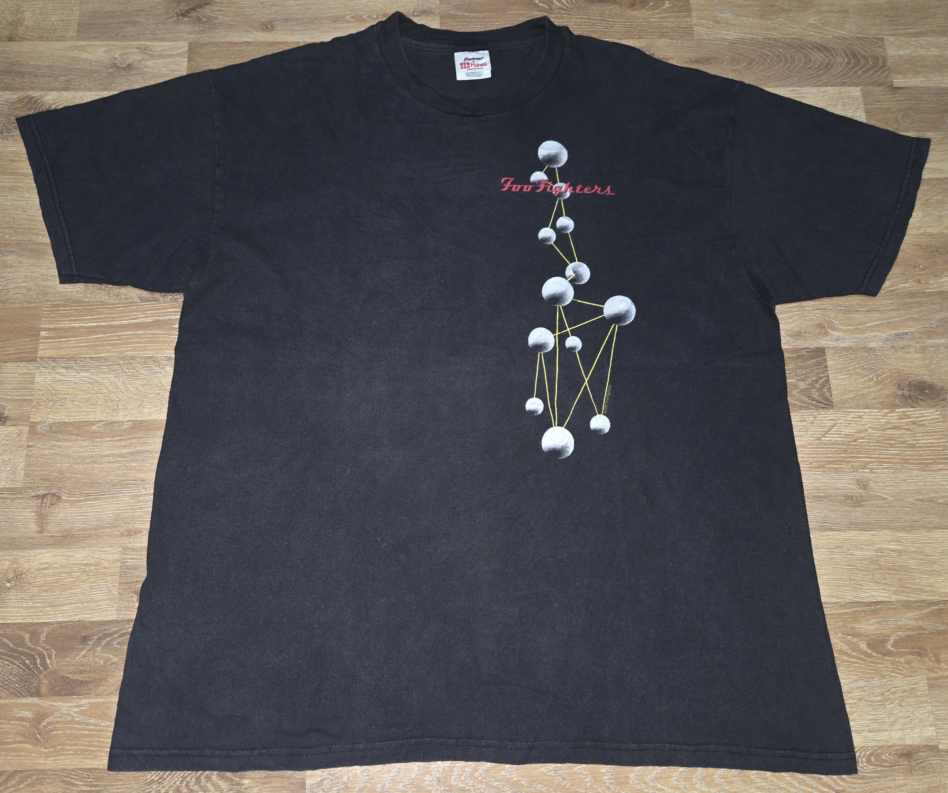 Band Tees Vintage 90s Foo Fighters Band Nirvana Dave Grohl Tour Shirt Size US XL / EU 56 / 4 - 2 Thumbnail