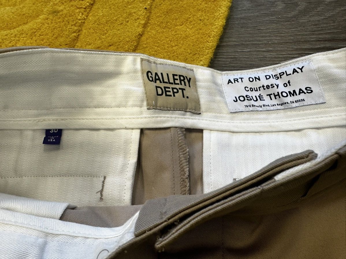 Gallery Dept. Gallery Dept. Khaki Chino Flares Size US 30 / EU 46 - 4 Thumbnail