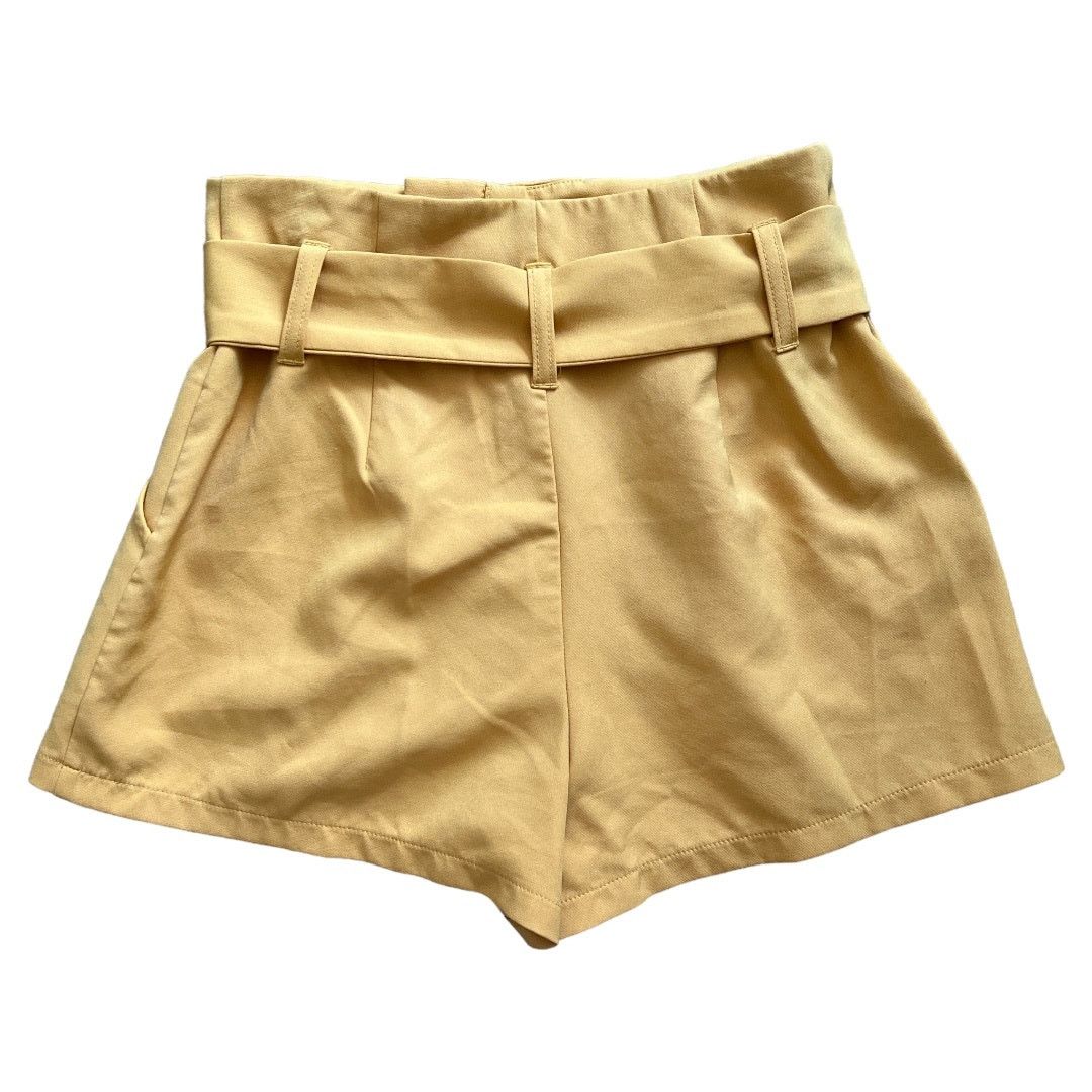 Forever 21 Forever 21 Yellow Belted Shorts, XS Size 25" / US 0 / IT 36 - 3 Thumbnail