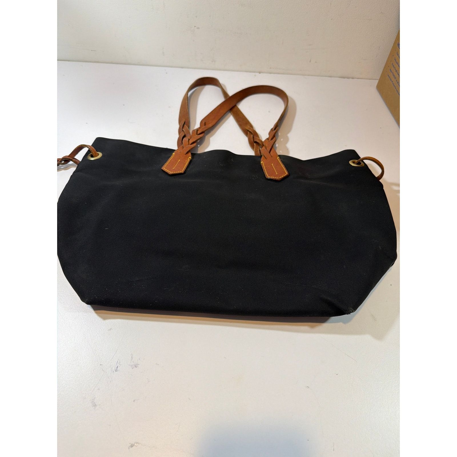 Dooney & Bourke Dooney & Bourke Nylon Shopper Tote Bag Black Nylon Leather Size ONE SIZE - 5 Thumbnail