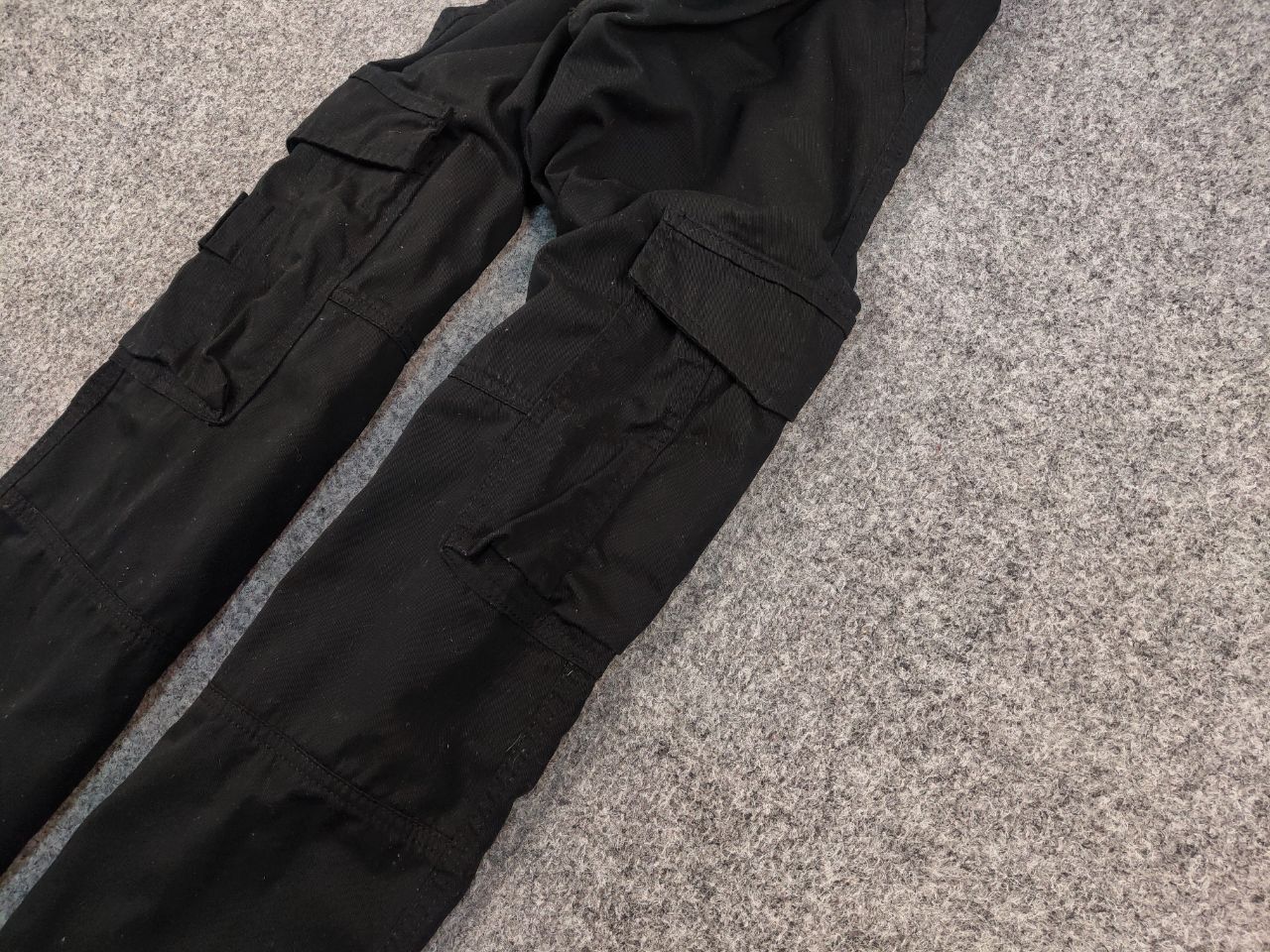 Japanese Brand Vintage 90's Japanese design black multi pocket Cargo Pants Size US 34 / EU 50 - 5 Thumbnail
