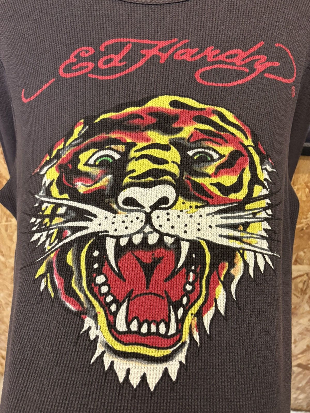 Christian Audigier Ed Hardy Thermal Longsleeve Shirt 🔥 Size US M / EU 48-50 / 2 - 4 Thumbnail