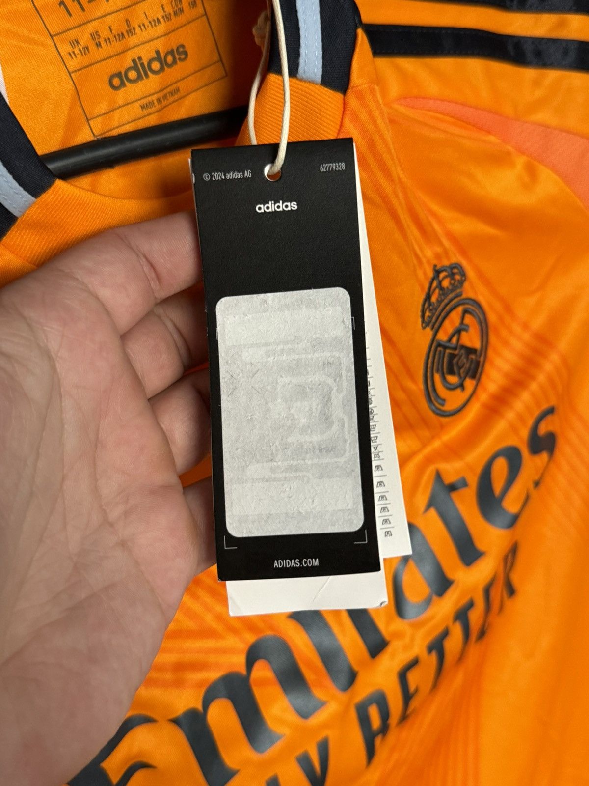 Adidas New KIDS Real Madrid 24/25 Away Mbappe Football Jersey Size US XS / EU 42 / 0 - 10 Thumbnail