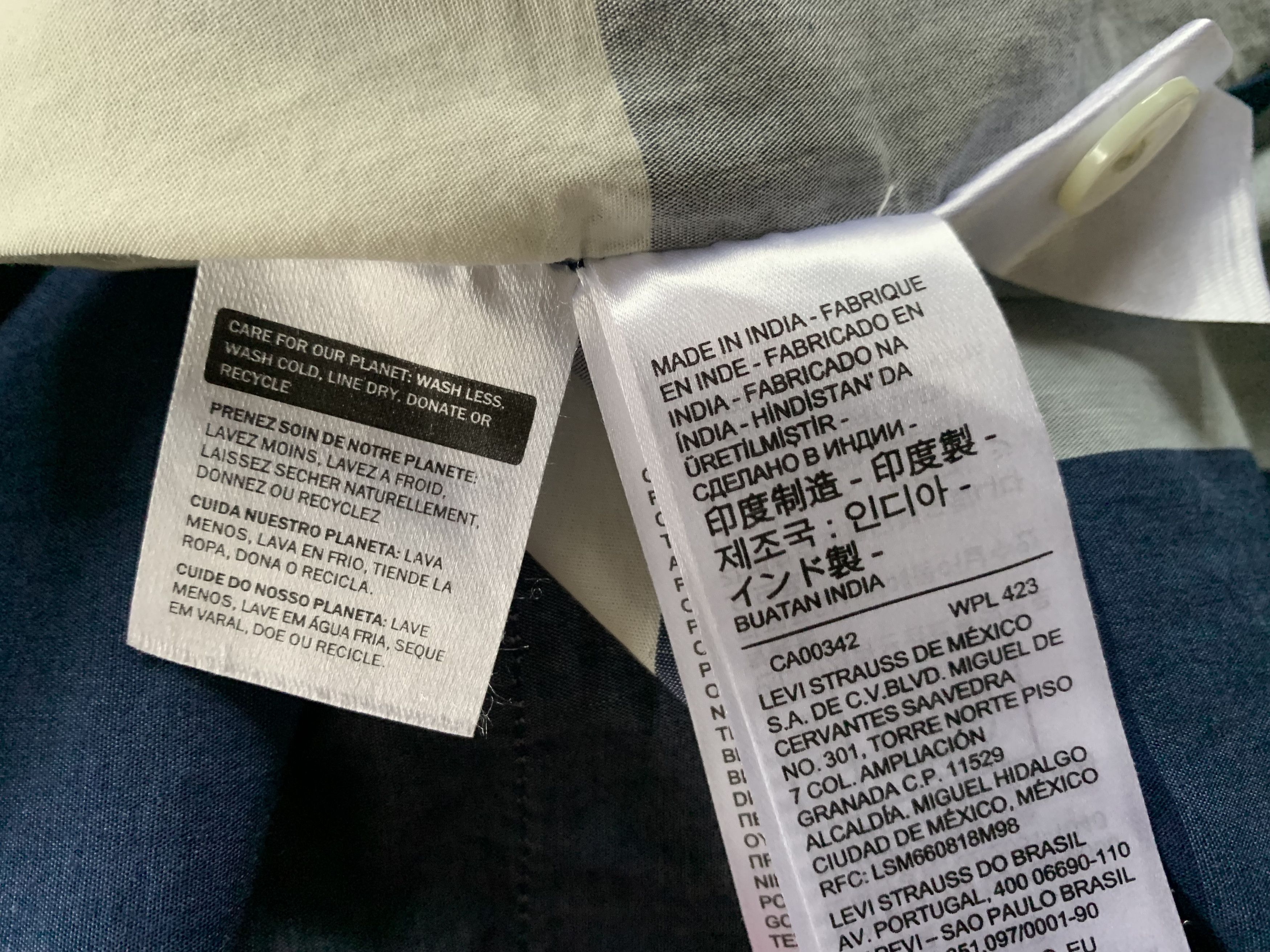 Levi's × Levi's Vintage Clothing × Vintage Levi's Vintage Cotton Plaid Shirt Size US M / EU 48-50 / 2 - 7 Thumbnail