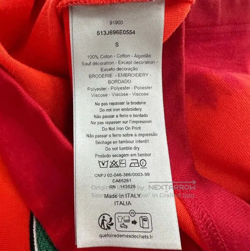 Dior Dior Orange Graphic Cotton T-Shirt for Men . Size US S / EU 44-46 / 1 - 6 Thumbnail