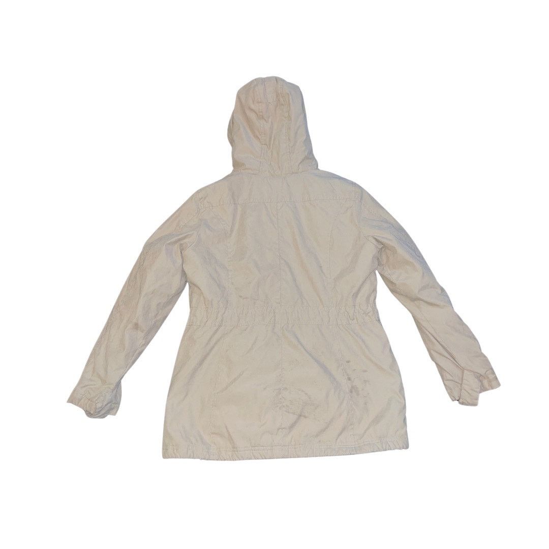 G.H. Bass & Co. Jacket Khaki Hooded Zip up Drawstring Jacket Large Gorpcore Size L / US 10 / IT 46 - 2 Thumbnail