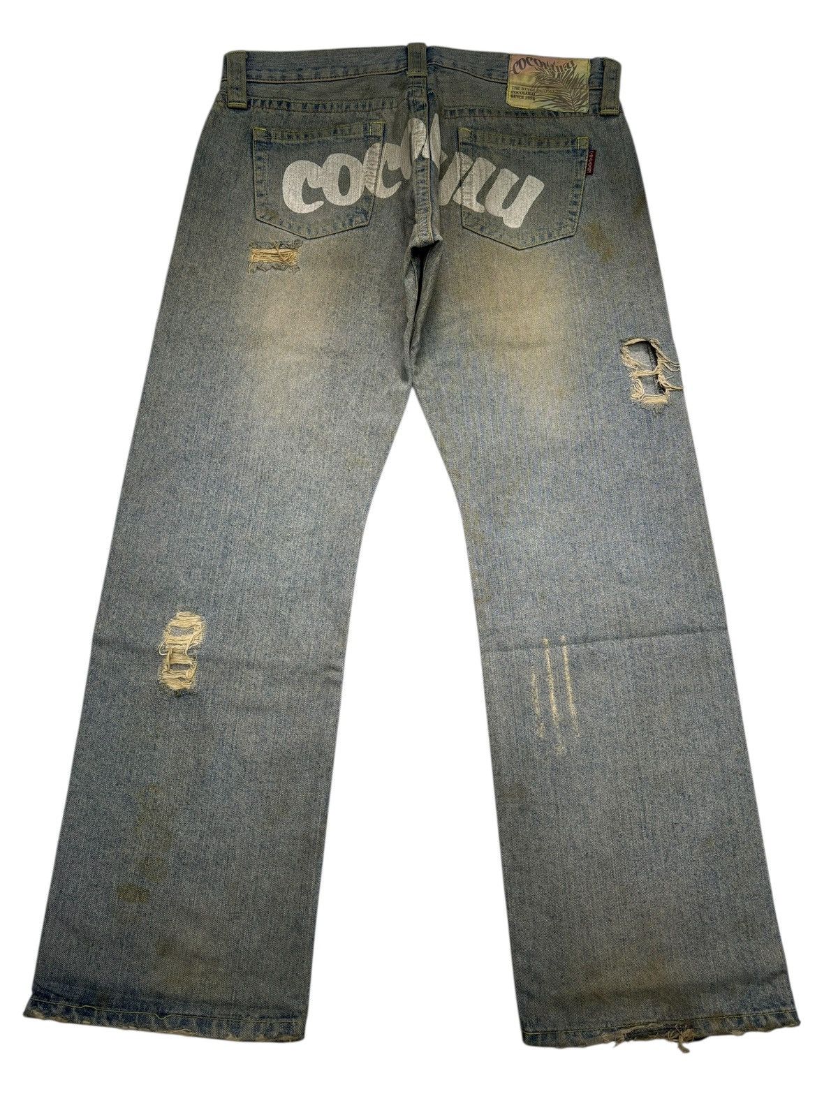 Acne Studios COCOLULU THRASHED BAGGY RUSTY DISTRESS DENIM JEANS Size US 34 / EU 50 - 8 Thumbnail