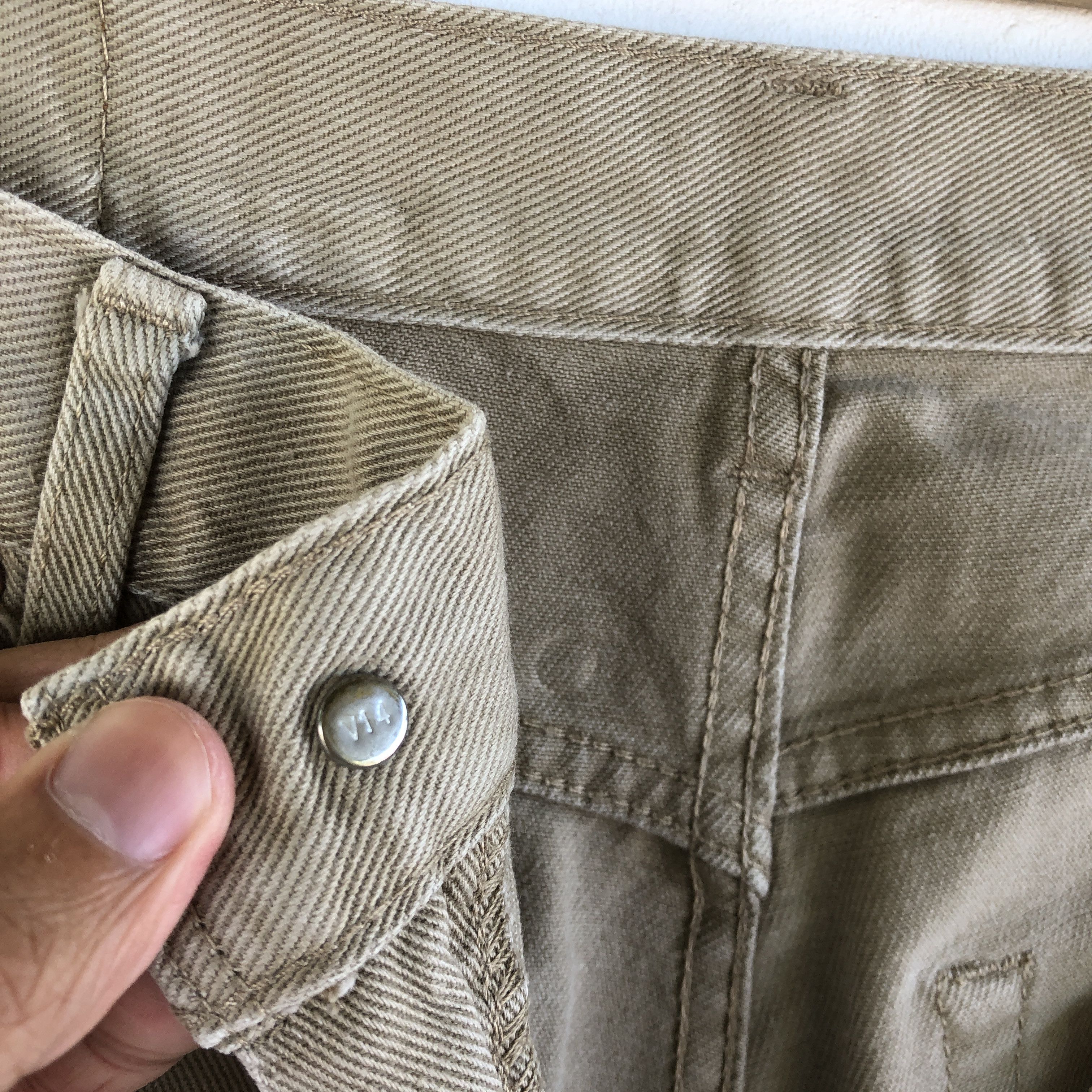 Levi's Vintage Y2K Dirty Levis Brown Jeans Levi's 533 Denim Size US 30 / EU 46 - 7 Thumbnail