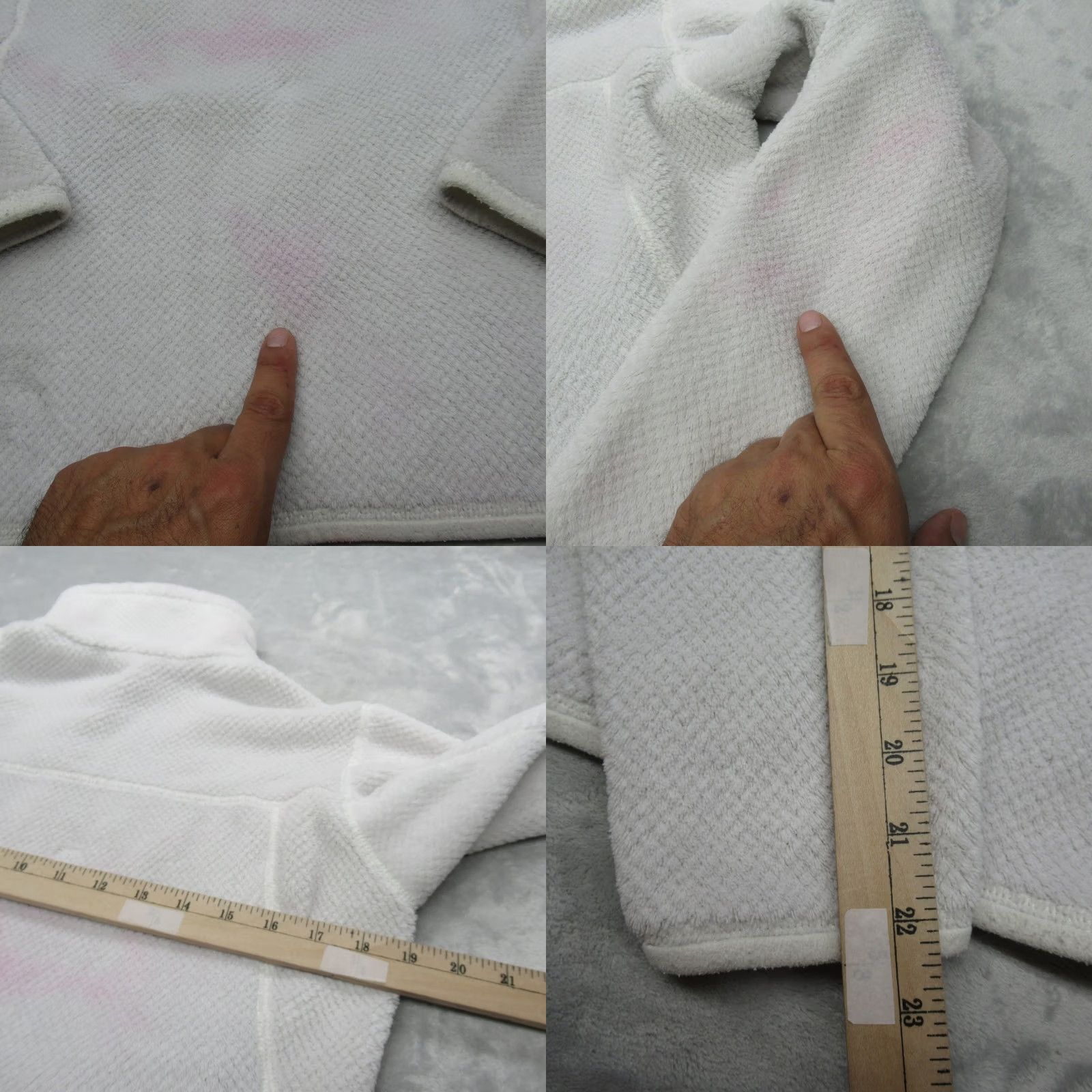 Patagonia Patagonia Pullover Womens M White Snap Fleece Women Tool Super Soft Waffle READ Size M / US 6-8 / IT 42-44 - 9 Thumbnail
