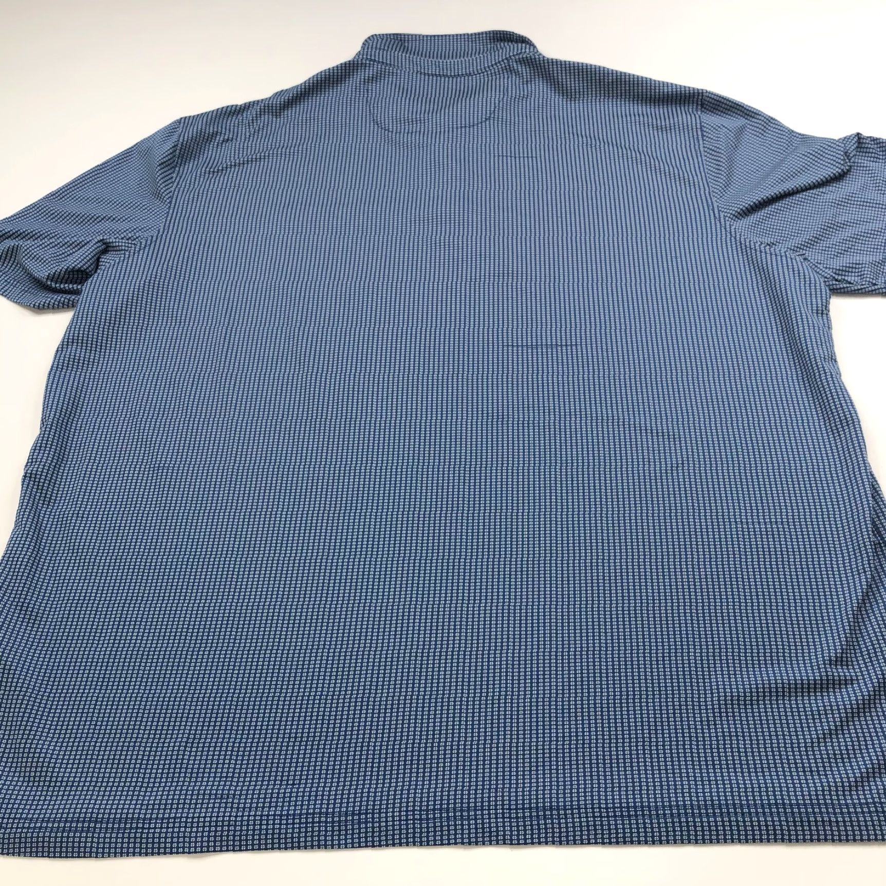 Vintage Maelreg Performance Polo Shirt 3XL Blue All Over Print Polo Shirt Men Short Sleeve Polo Golf Shirt Size US XXL / EU 58 / 5 - 5 Thumbnail