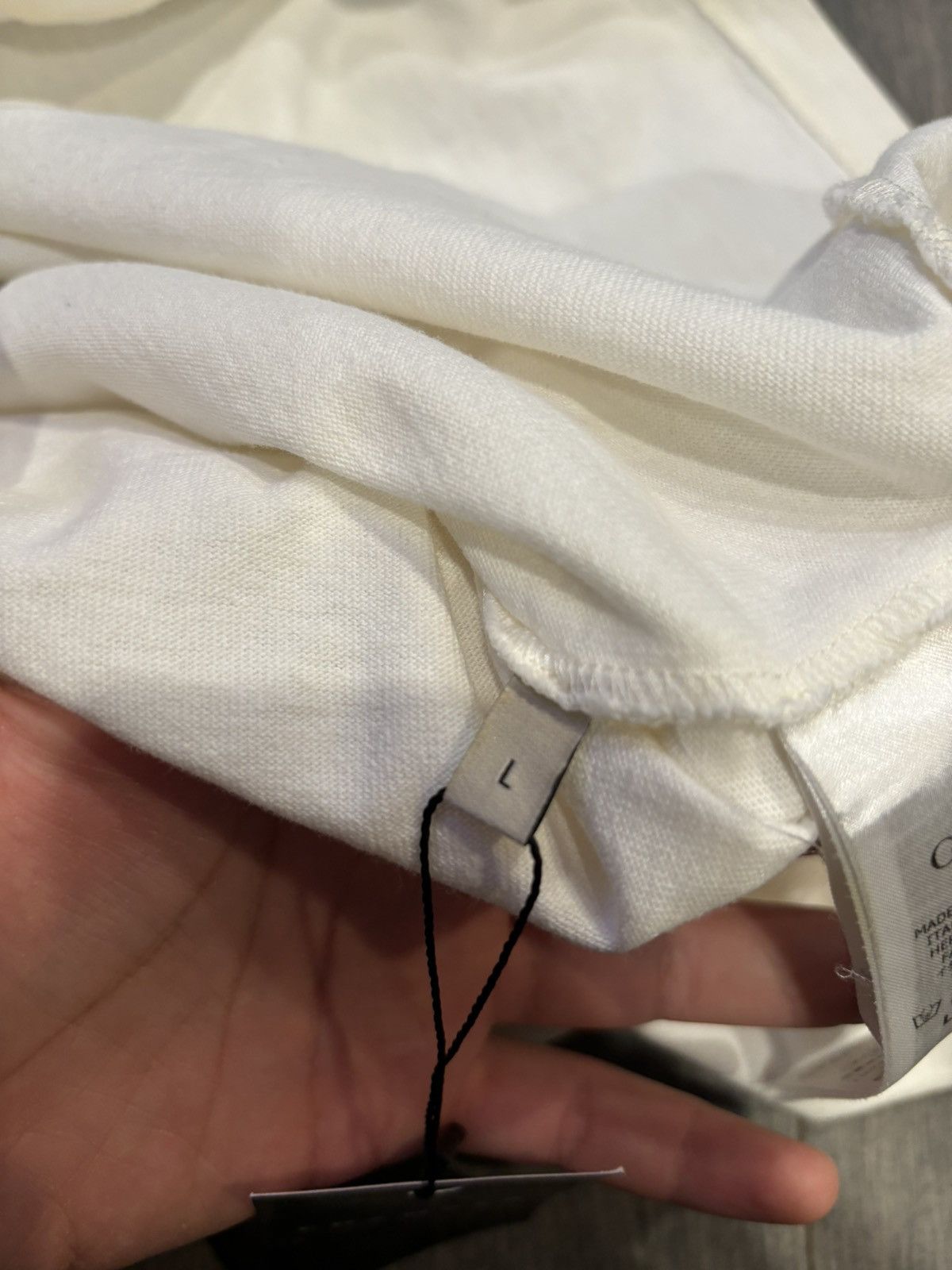 Gucci Gucci Cream T Shirt Large Size US L / EU 52-54 / 3 - 3 Thumbnail