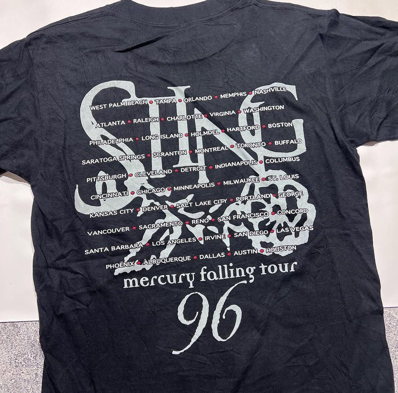 Sting Vintage sting tour 1996 tee Size US S / EU 44-46 / 1 - 4 Thumbnail