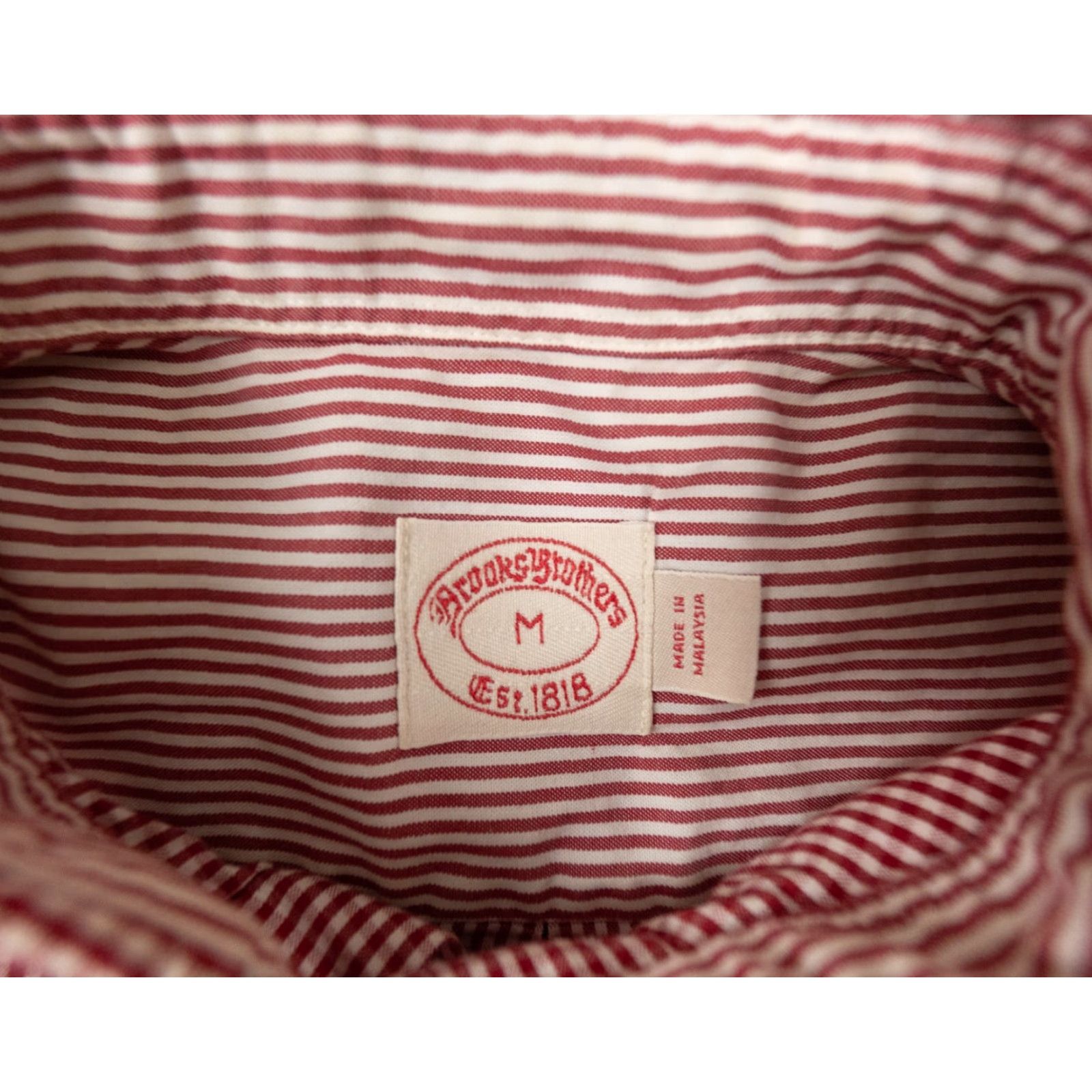 Brooks Brothers Brooks Brothers Shirt Mens Medium Red Button-Down Gingham Check Business Workwear All-Season 90s/Preppy Style Mens Medium Red Size US M / EU 48-50 / 2 - 5 Thumbnail