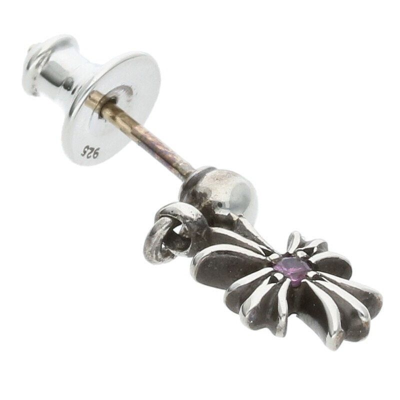 Chrome Hearts Chrome Hearts Silver Sapphire Drop Earring Size ONE SIZE - 5 Thumbnail