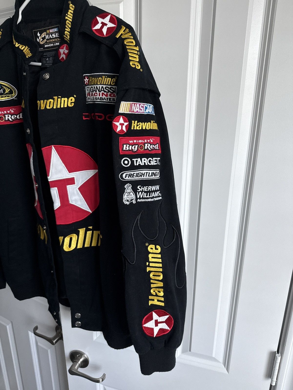 Chase Authentics Vintage Texaco Havoline NASCAR Racing Jacket Size US XL / EU 56 / 4 - 4 Thumbnail