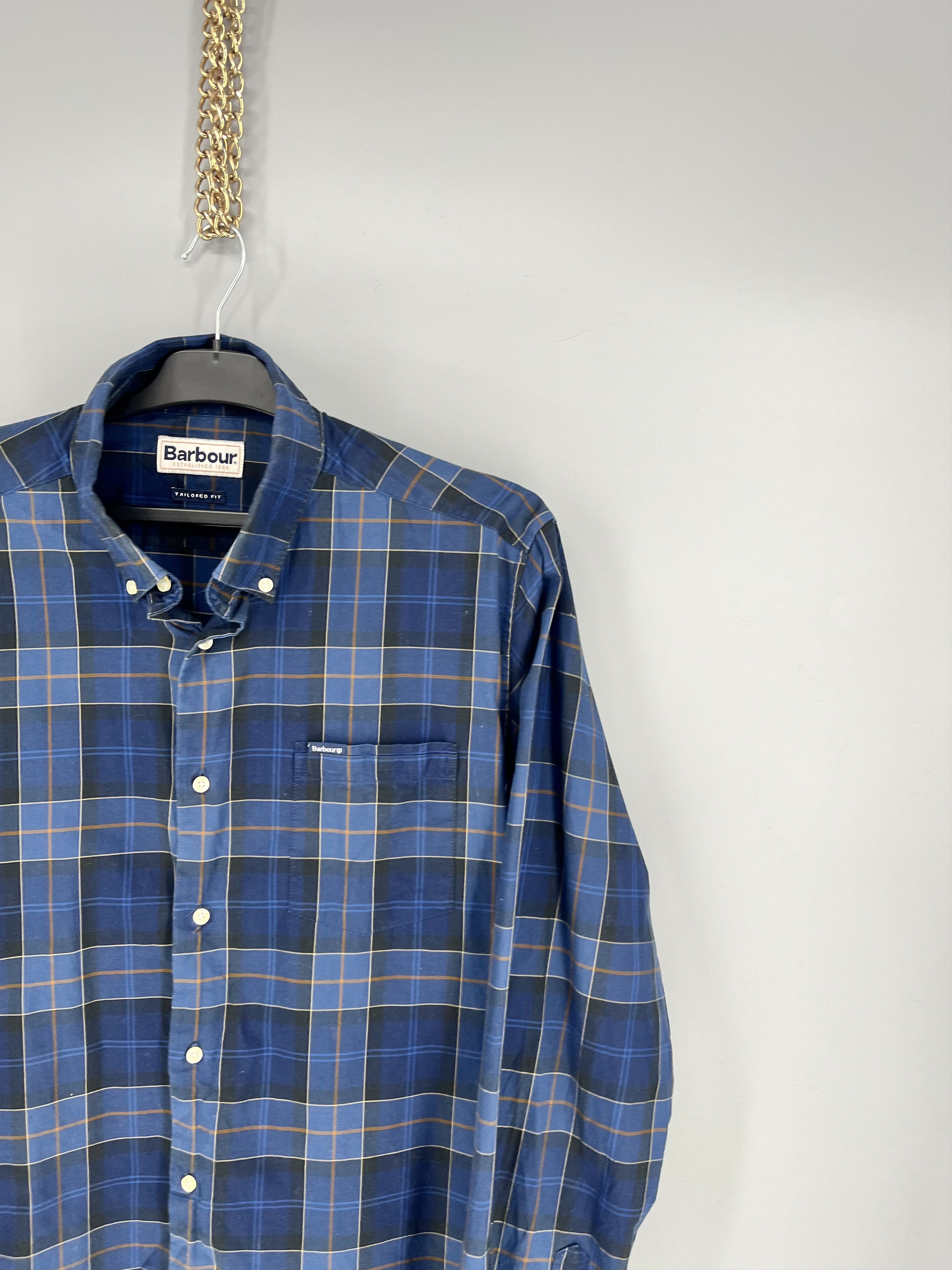 Barbour Vintage Barbour Plaid Blake Cotton Flannel Casual Size US L / EU 52-54 / 3 - 5 Thumbnail