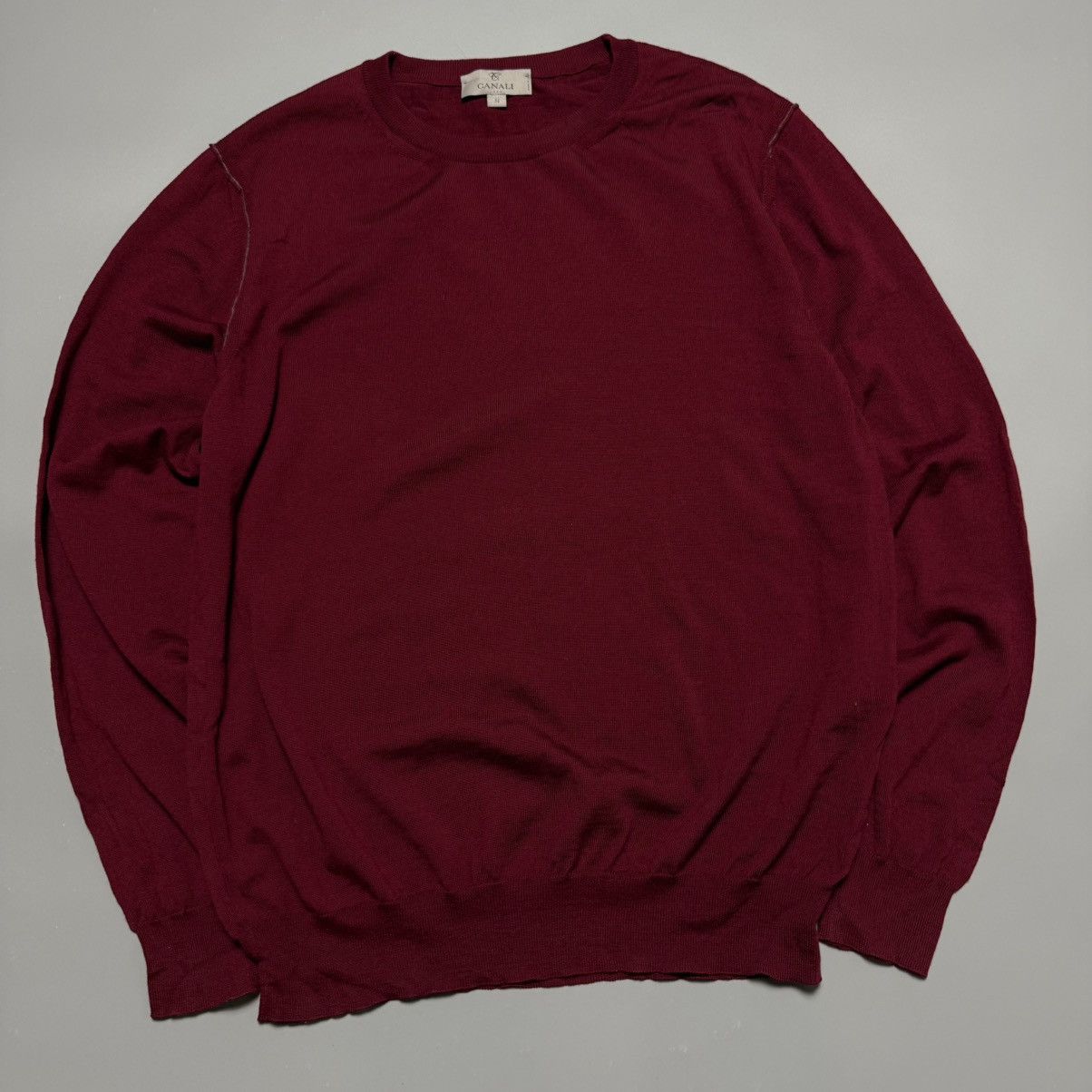 Canali Vintage Canali Wool Sweater Size US L / EU 52-54 / 3 - 2 Thumbnail