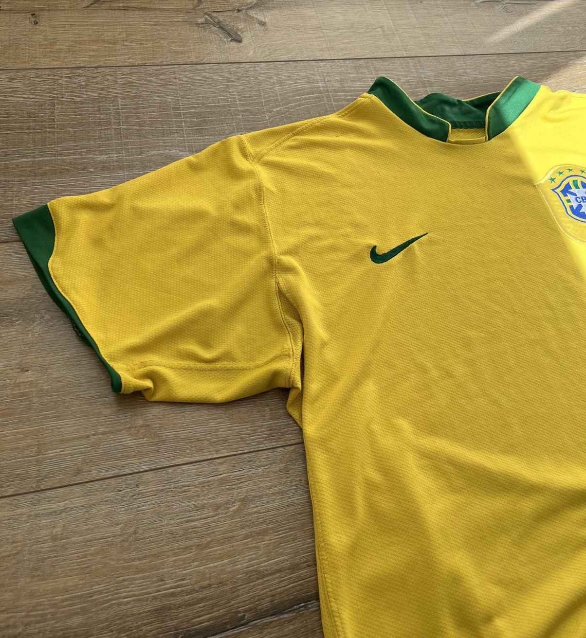 Nike VINTAGE NIKE BRASIL 2006 JERSEY Y2K Size US L / EU 52-54 / 3 - 3 Thumbnail