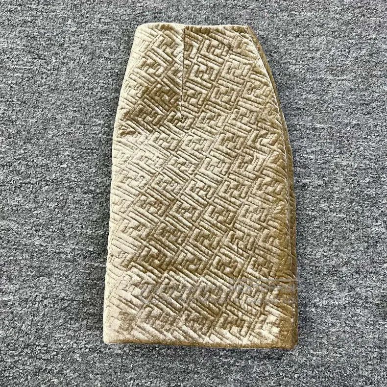 Fendi Fendi FF embossed full-logo velvet skirt Size 24" / US 00 / IT 34 - 3 Thumbnail