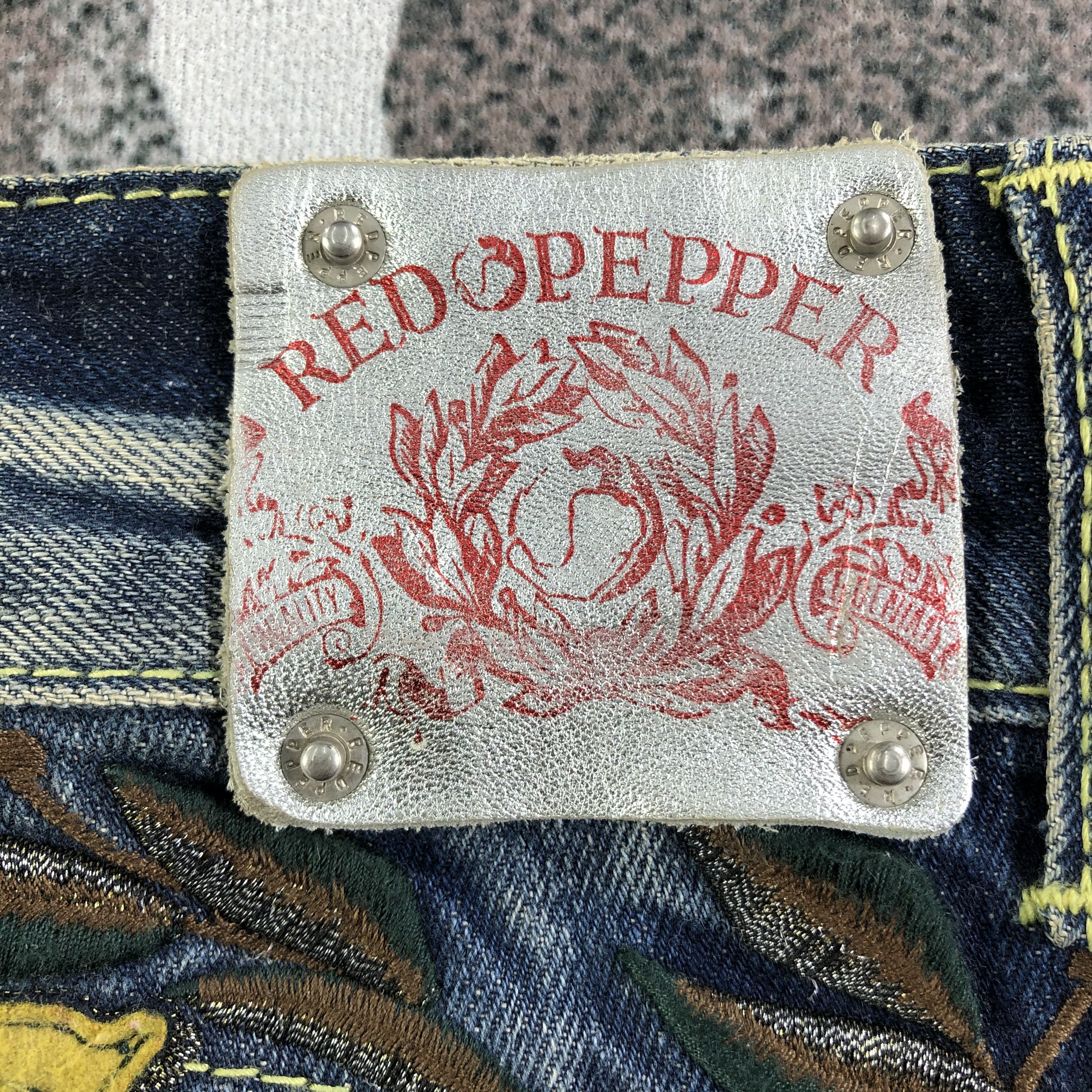 Japanese Brand Red Pepper Faded Blue Flared Jeans KJ2053 Size 26" / US 2 / IT 38 - 5 Thumbnail