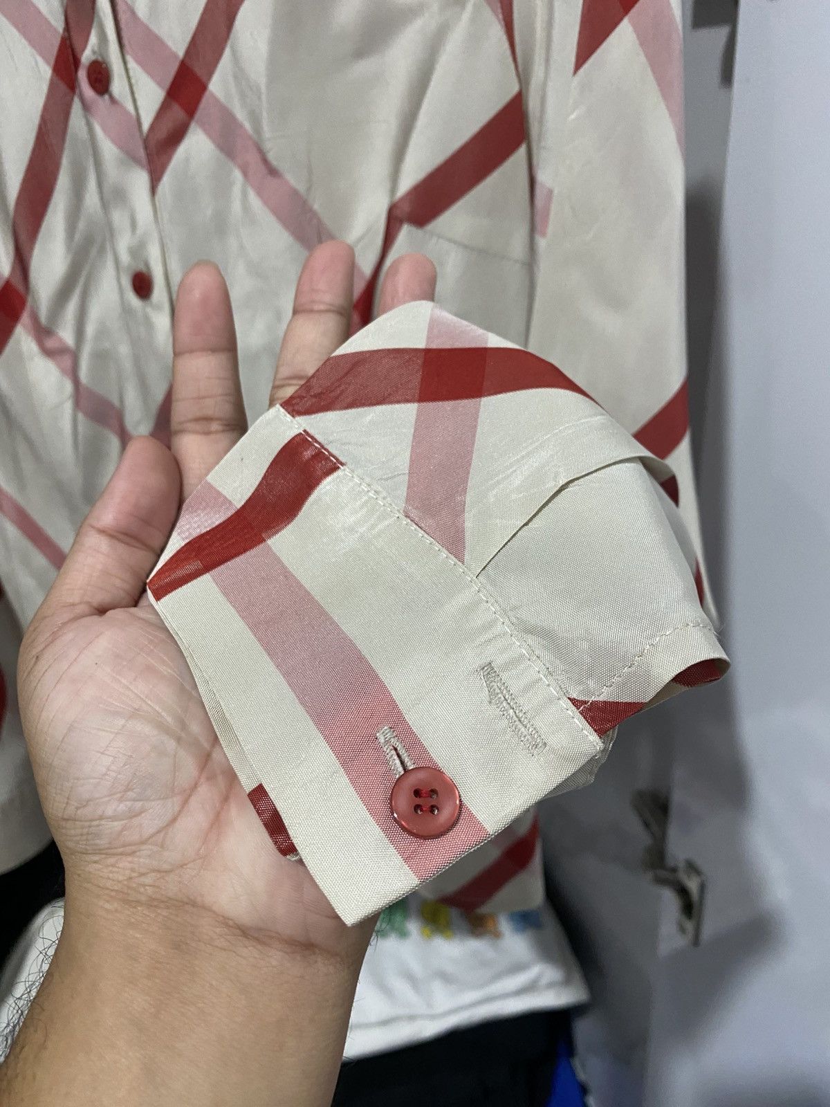 Issey Miyake 💸BINDINGOFFER💸Cristina Gaviolli Silk Shirt Issey style Size M / US 6-8 / IT 42-44 - 7 Thumbnail