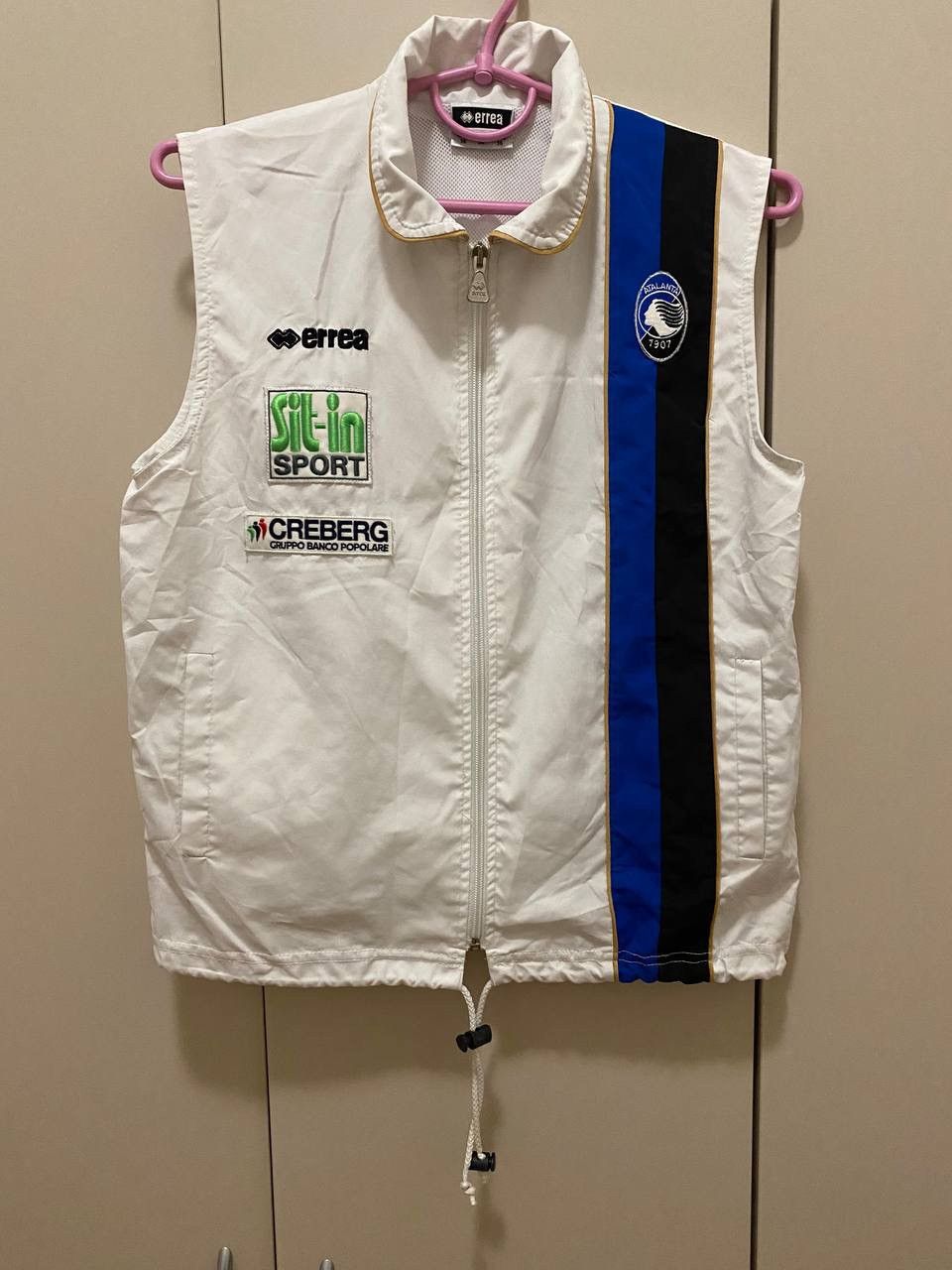 Vintage Rare ⚫️🔵 Atalanta vest Errea Size US XS / EU 42 / 0 - 1 Thumbnail