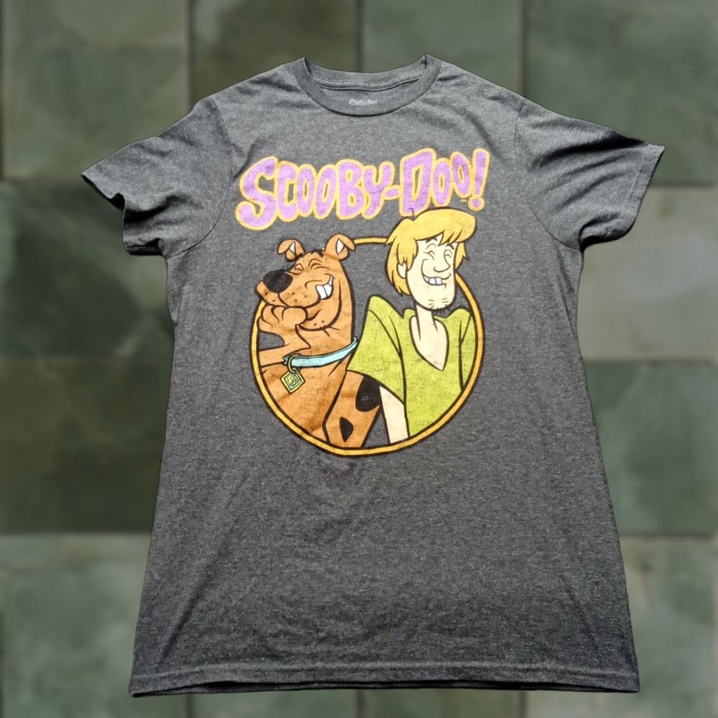 Maglietta Vintage Scooby Doo Anni 90 – Stanley Desantis – Taglia L – Cotone Bianco – Nuova Senza Etichette - Foto 1