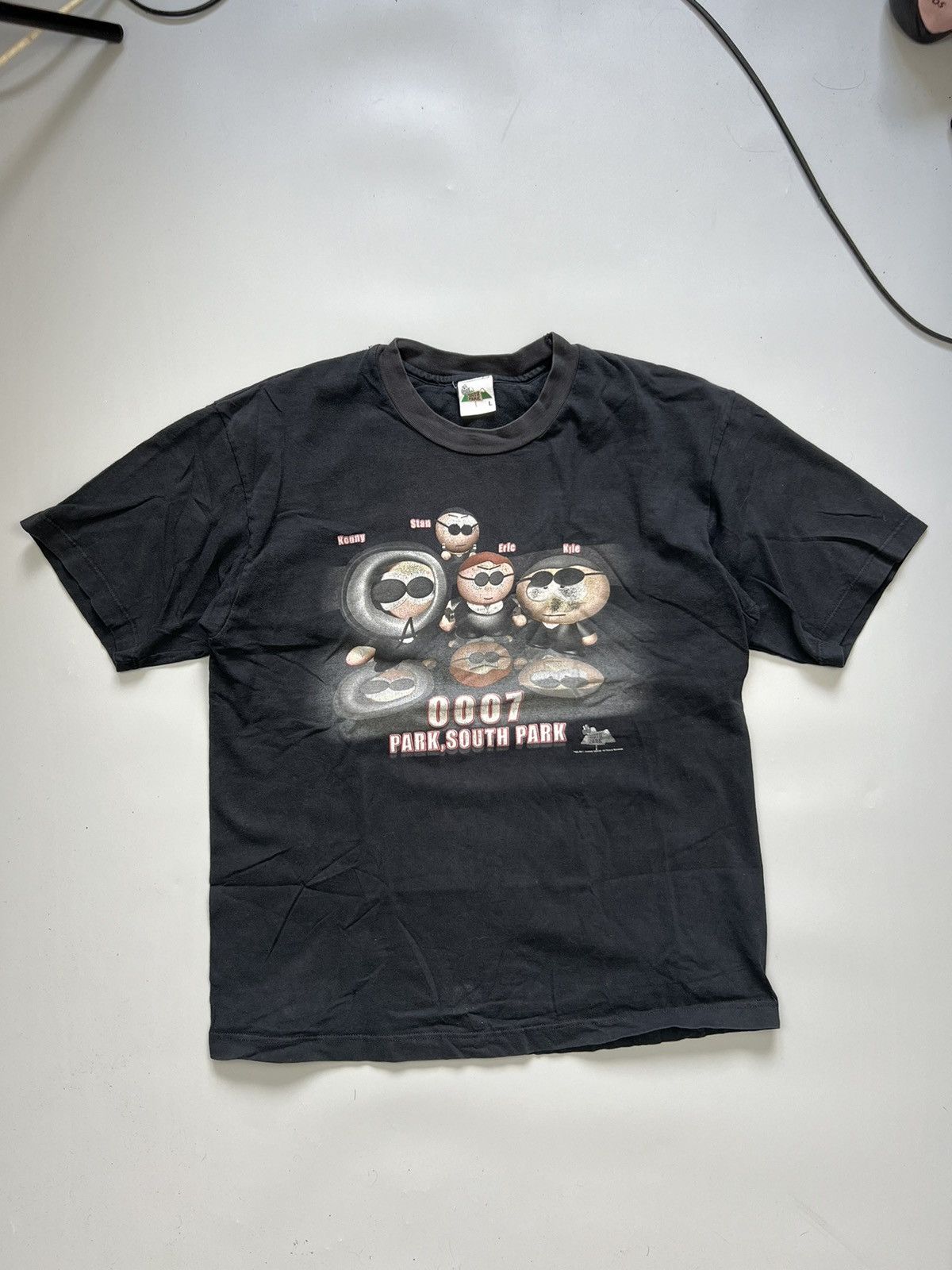 Vintage 2001 South Park James Bond 007 tshirt collab Size US L / EU 52-54 / 3 - 1 Thumbnail