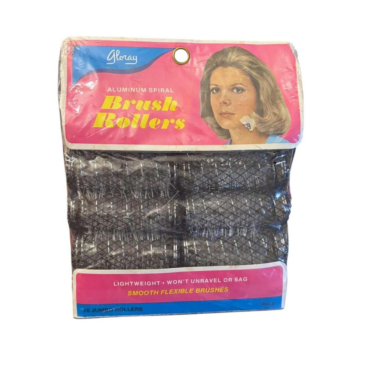 Other Vintage Aluminum Spiral Brush Rollers 10 Jumbo Hair Curlers Size ONE SIZE - 1 Thumbnail