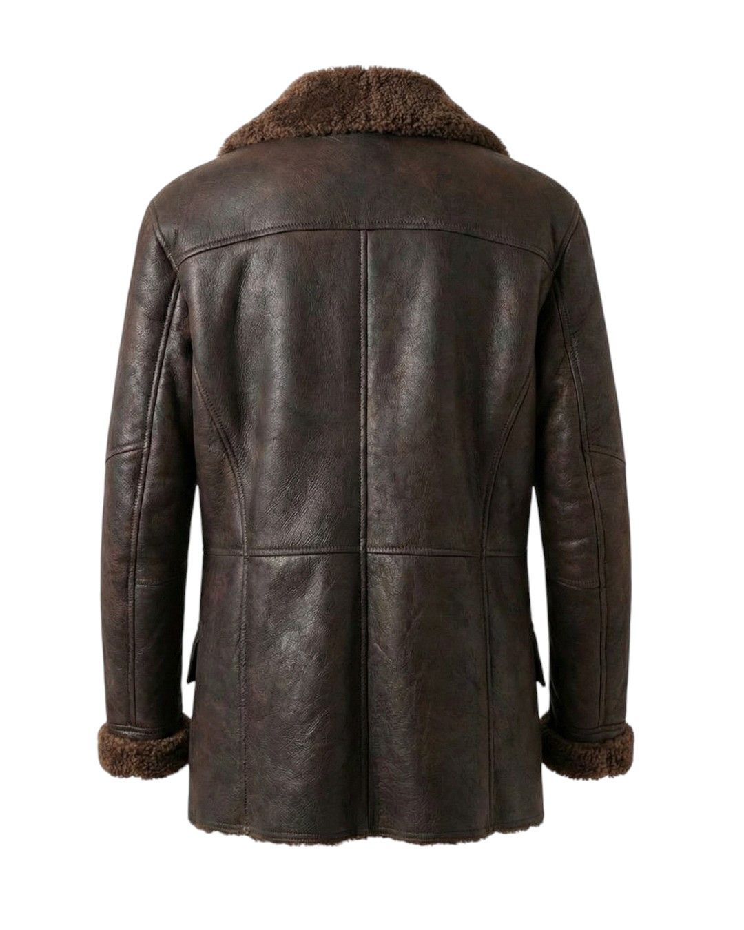 Dolce & Gabbana FW 2006 RUNWAY NAPOLEON SHEARLING LEATHER HEAVY COAT Size US XL / EU 56 / 4 - 4 Thumbnail