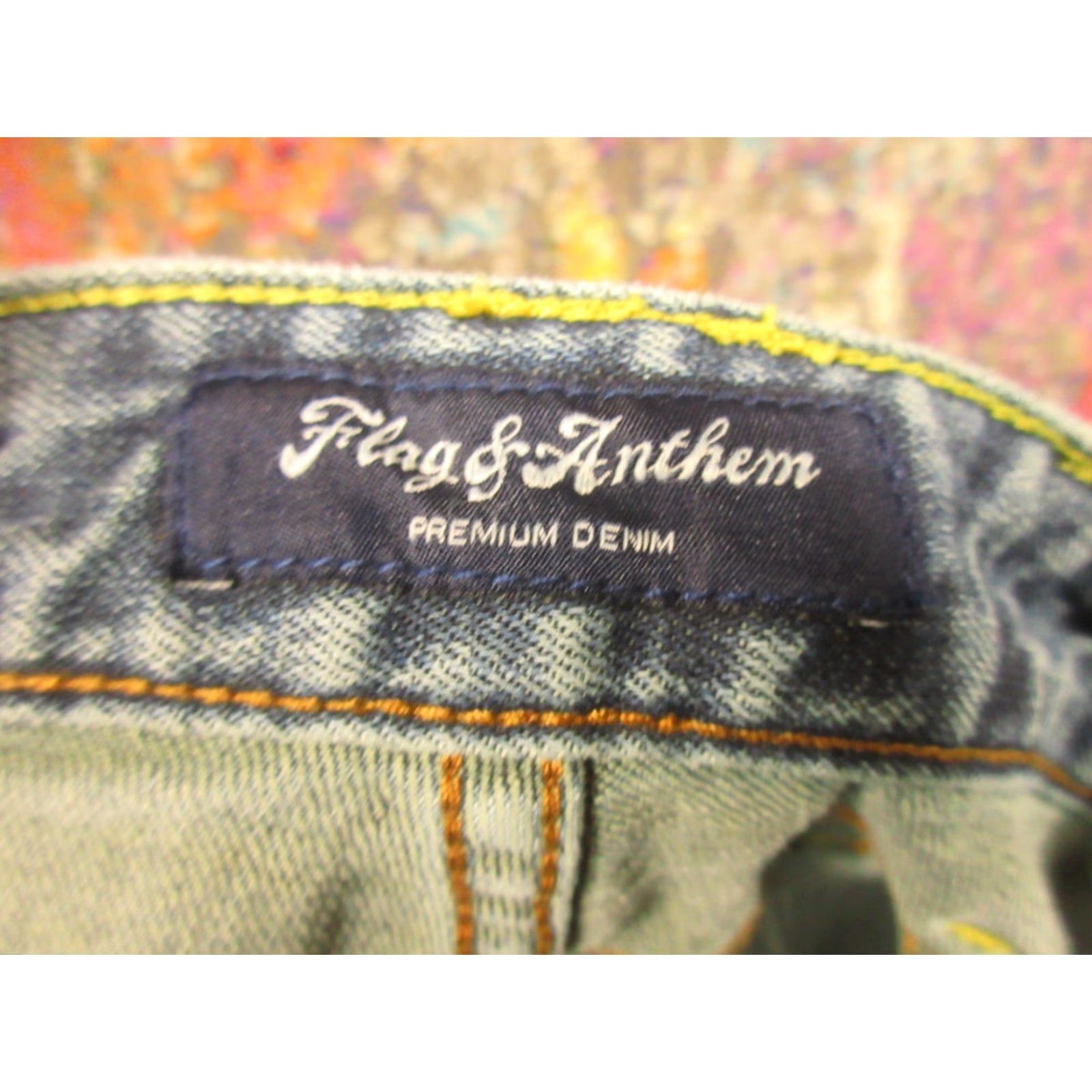 Flag & Anthem Flag & Anthem Jeans 38x34 Mens Nashville Straight Cotton Stretch Denim Size US 38 / EU 54 - 3 Thumbnail
