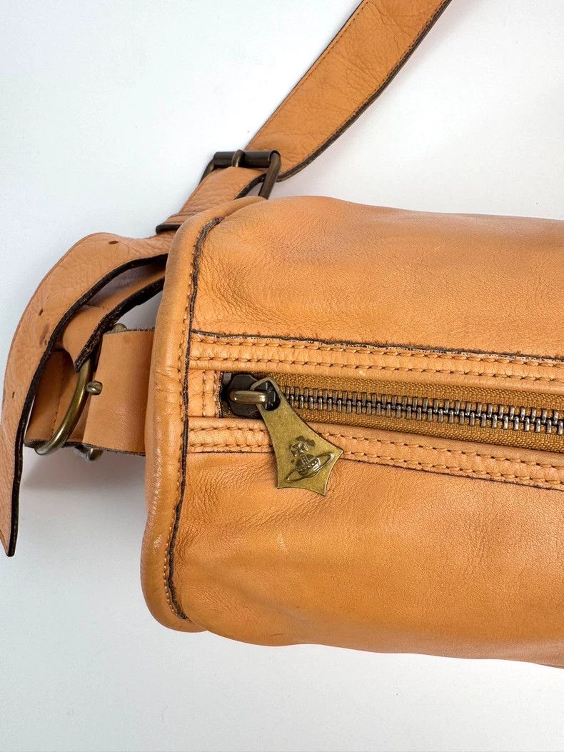 Vivienne Westwood Vivienne Westwood Powder orange leather cylinder bag Size ONE SIZE - 5 Thumbnail