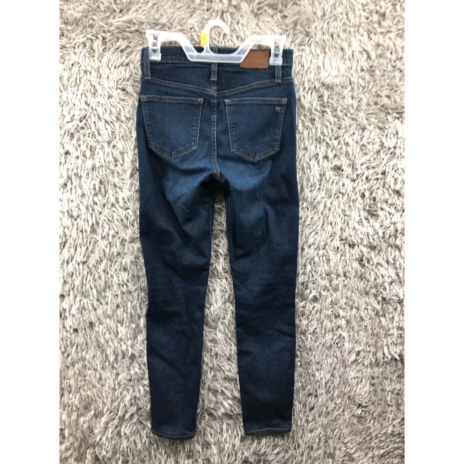 Madewell VINTAGE Madewell High Rise Skinny Jeans 25 Womens Dark Wash Blue Denim Size 42" / US 20 - 5 Thumbnail