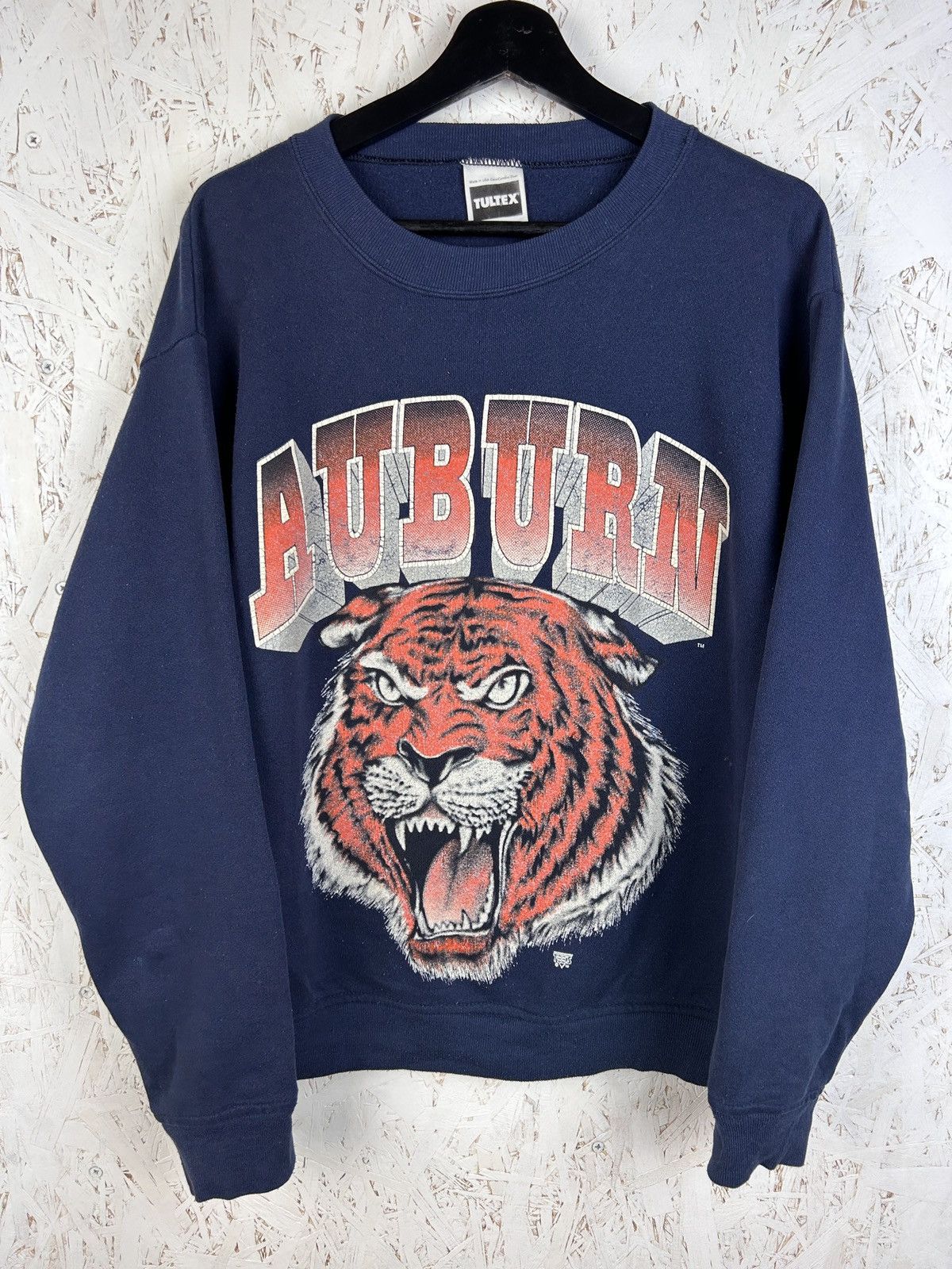 Vintage 90s Vintage Auburn College University Graphic Sweatshirt Size US M / EU 48-50 / 2 - 1 Thumbnail