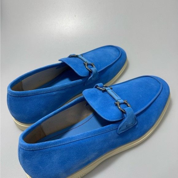 Salvatore Ferragamo Ferragamo Cosimo Loafers Azur Blue Men’s Size 10 Size US 10 / EU 43 - 7 Thumbnail