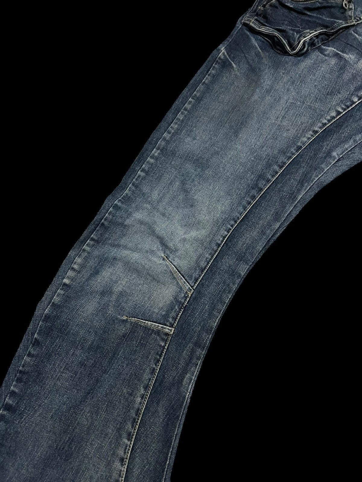 If Six Was Nine × PPFM × Seditionaries 🌈Insane Pocket PPFM Curved Multipocket Punk Jean Size US 35 - 6 Thumbnail